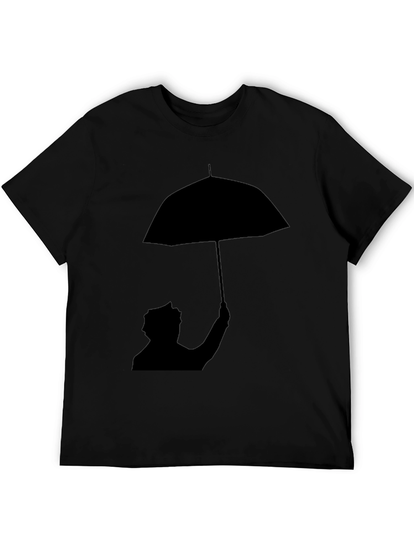 Umbrella Silhouette Graphic T-Shirt