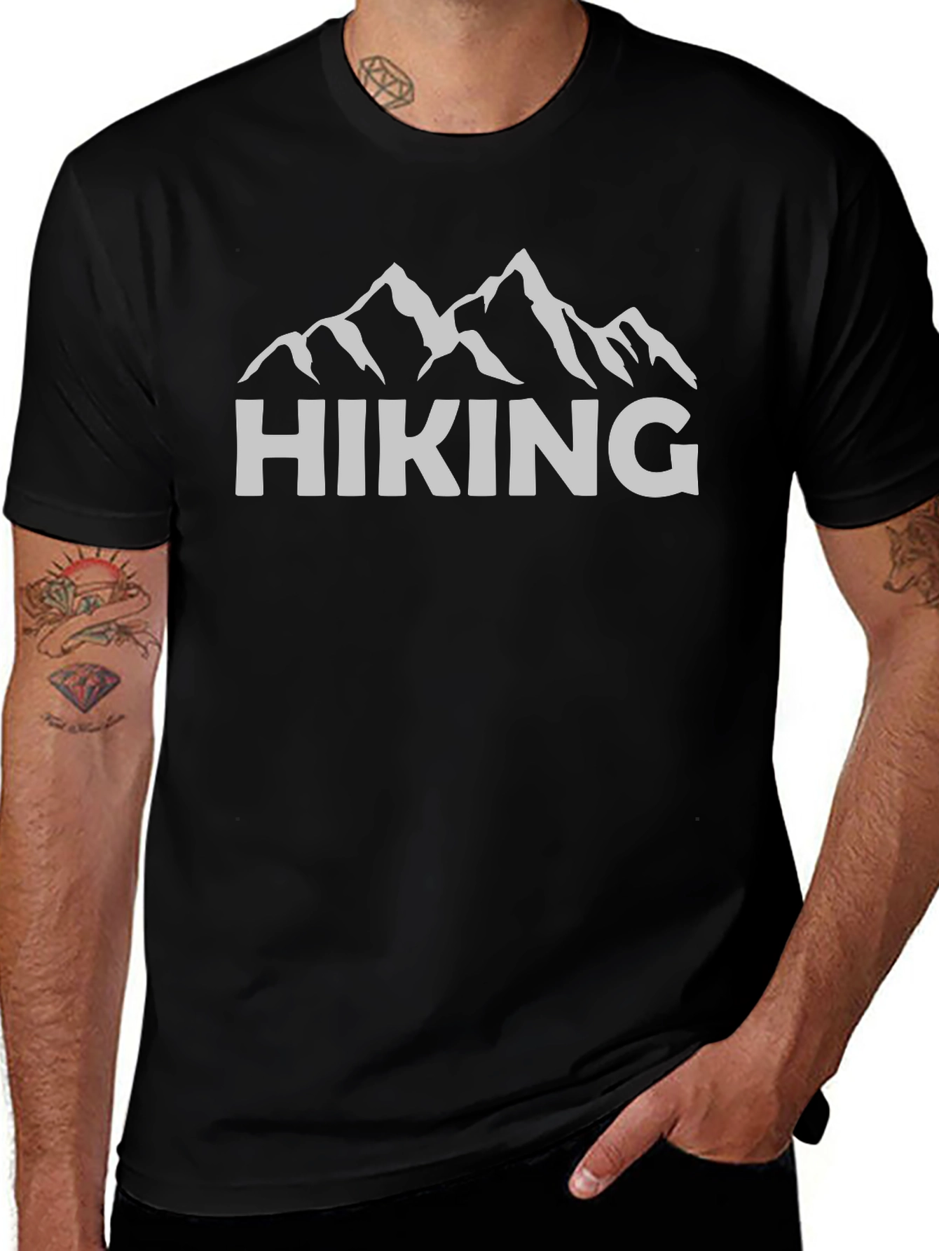 Hiking Mountains Graphic T-Shirt
