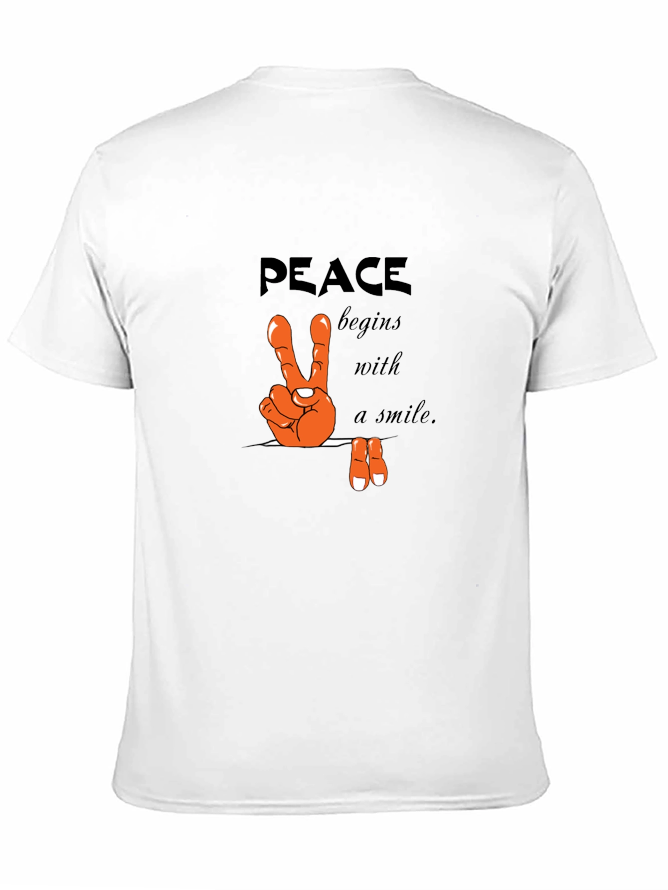 Peace Begins With A Smile T-Shirt