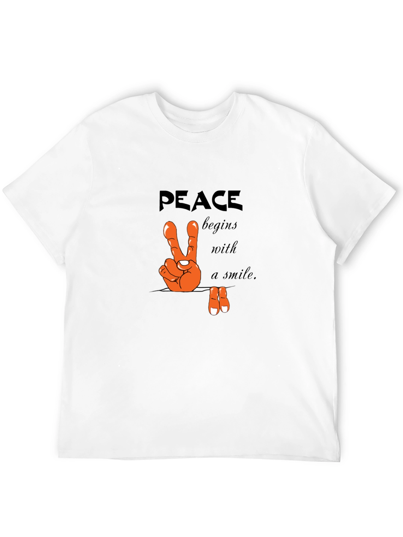 Peace Begins With A Smile T-Shirt