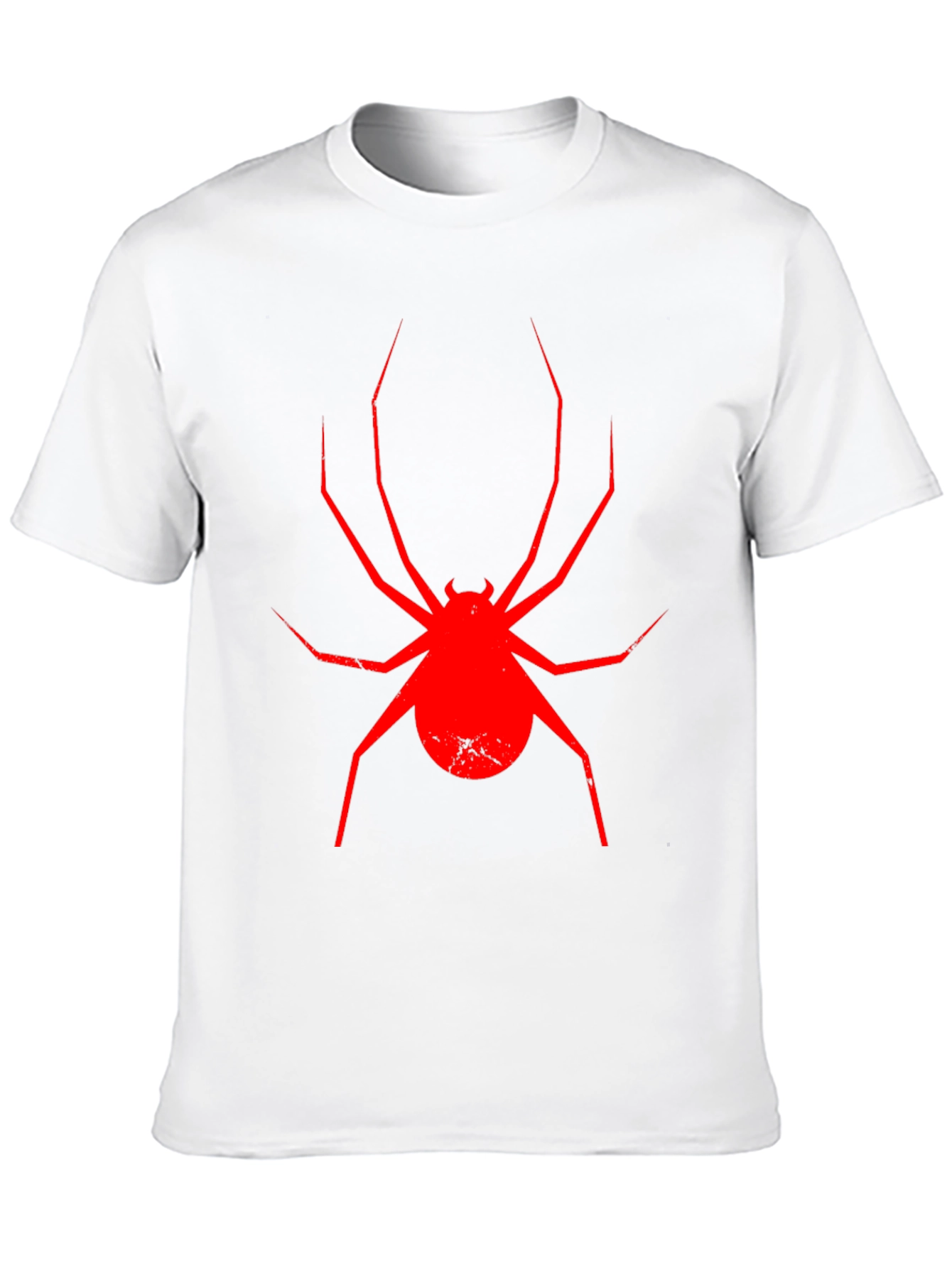 Red Spider Graphic Black T-Shirt