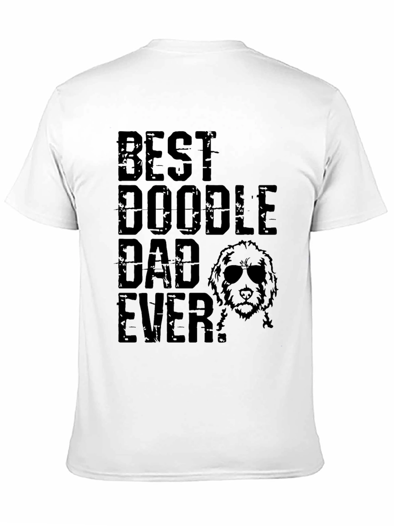 Best Doodle Dad Ever Mens Black T-Shirt