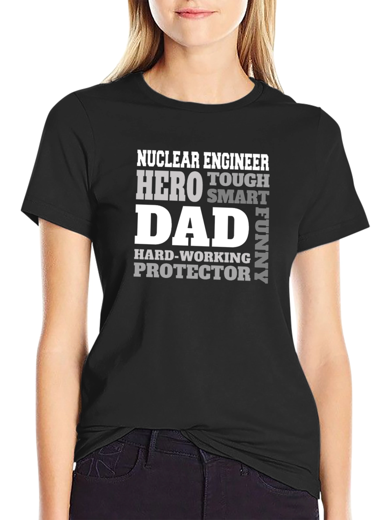 Nuclear Engineer Dad T-Shirt - Hero Protector