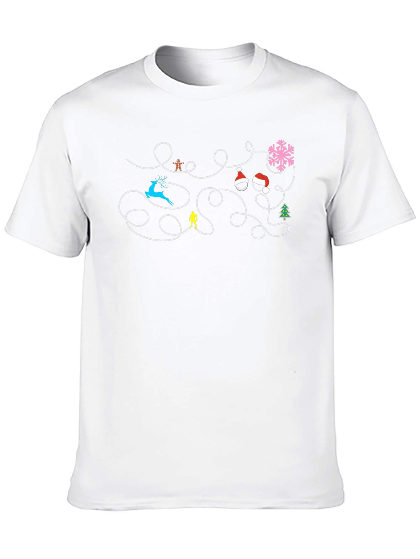 Christmas Maze T-Shirt Festive Holiday Fun