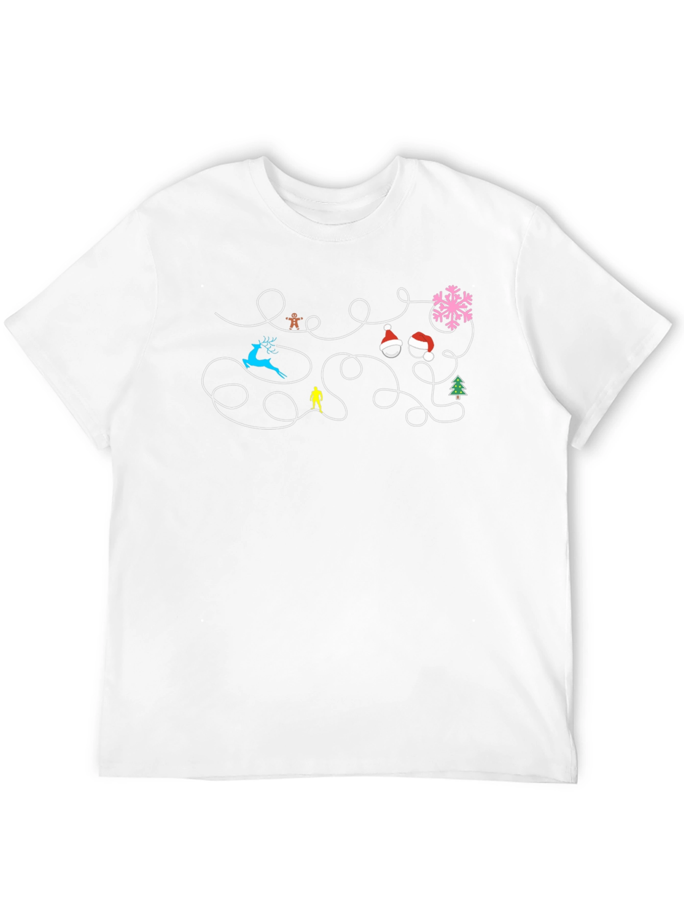 Christmas Maze T-Shirt Festive Holiday Fun