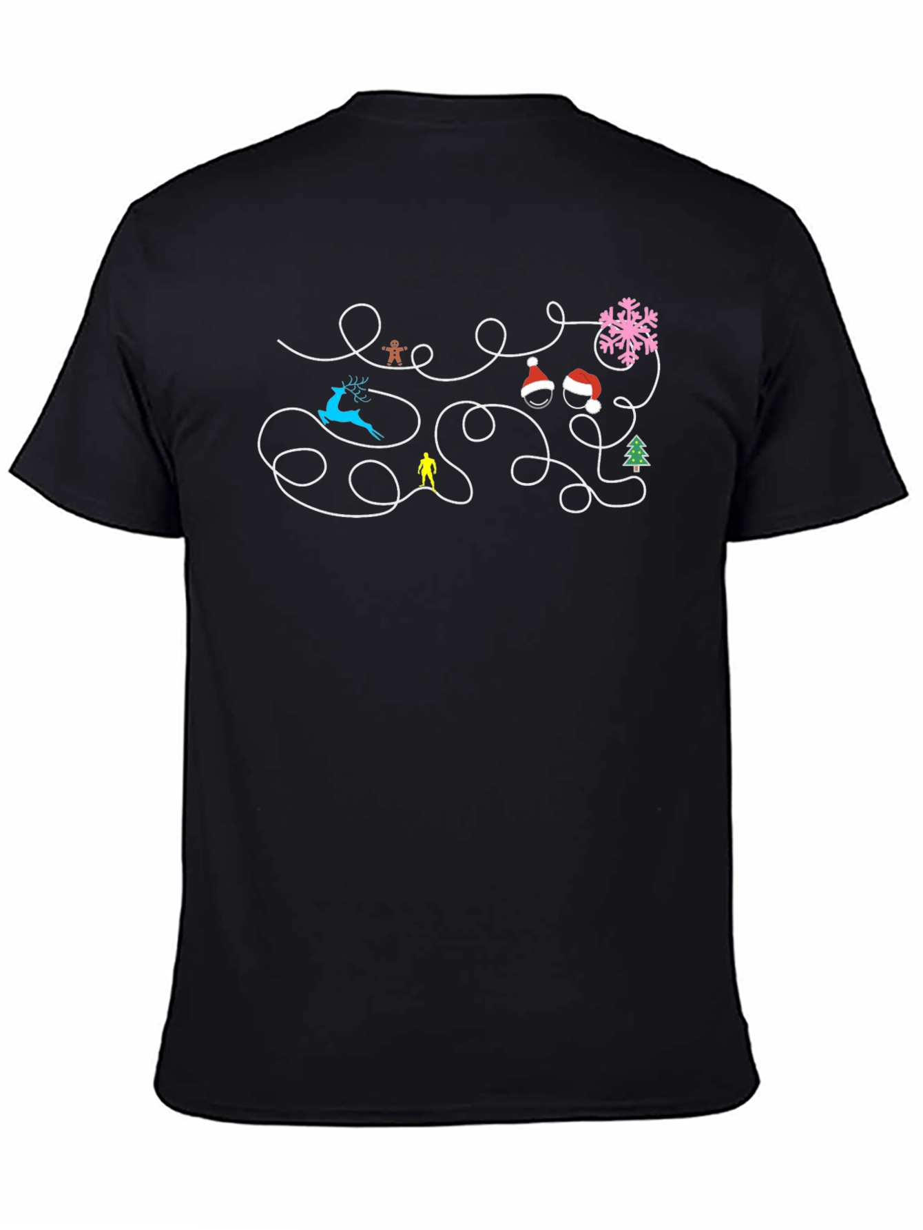 Christmas Maze T-Shirt Festive Holiday Fun