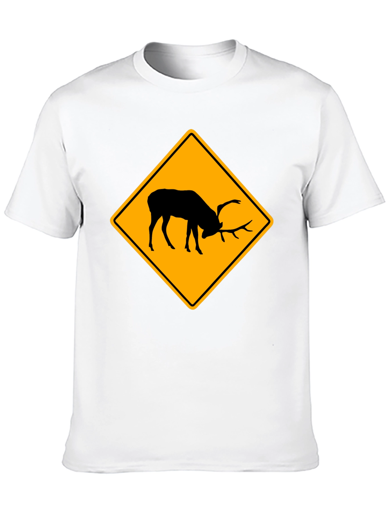 Elk Crossing Black T-Shirt - Wildlife Tee