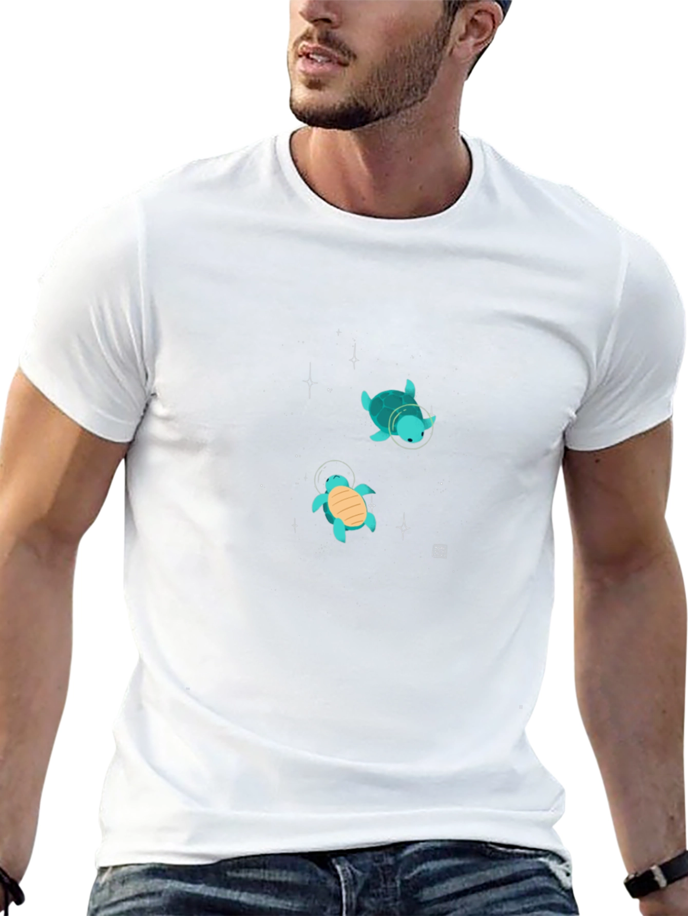 Cosmic Turtle T-Shirt - Space Adventure Tee