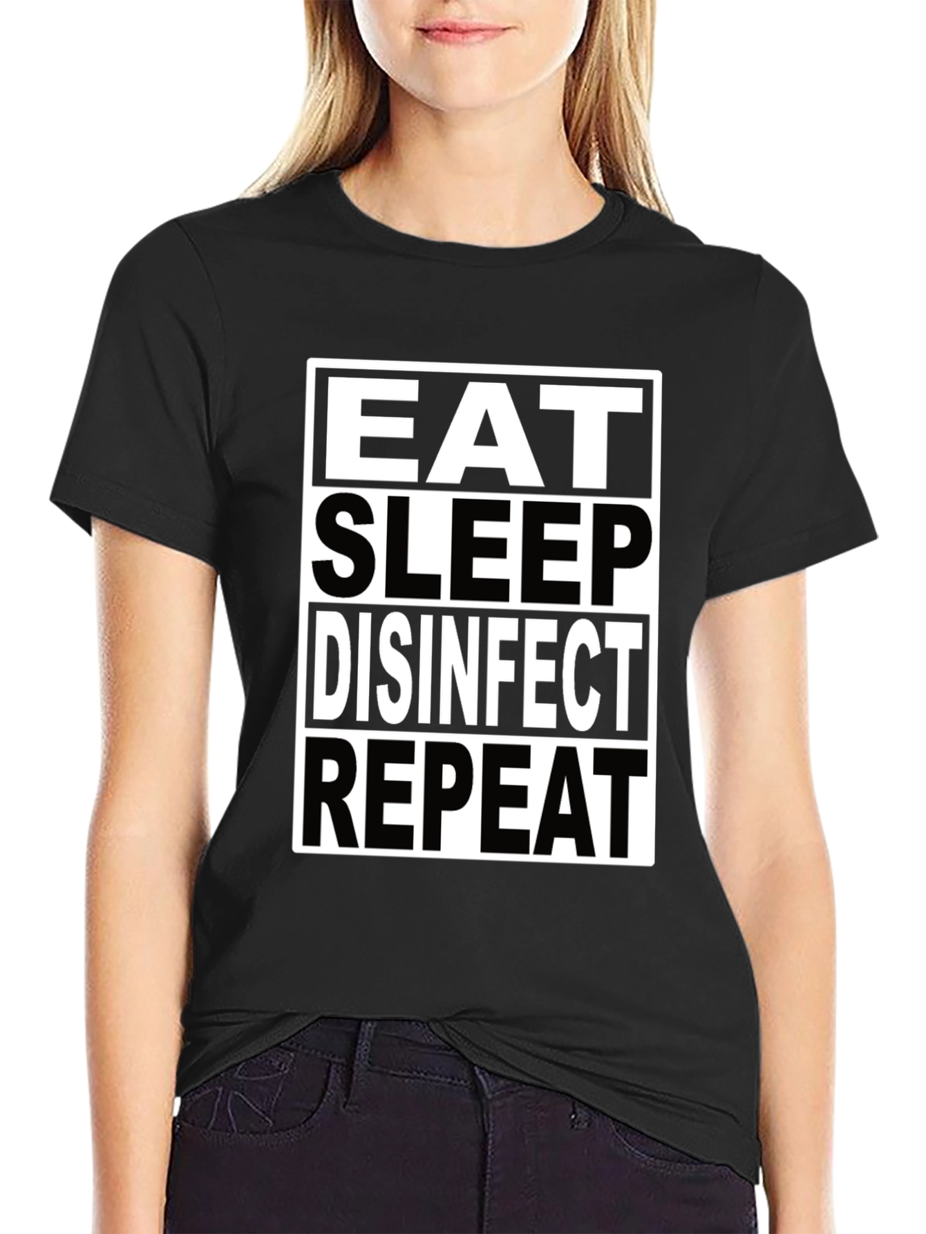 Eat Sleep Disinfect Repeat T-Shirt