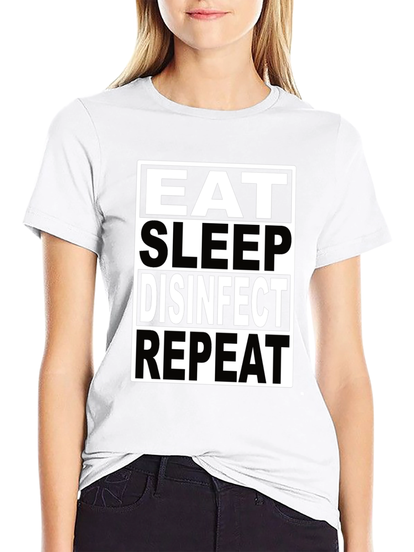 Eat Sleep Disinfect Repeat T-Shirt