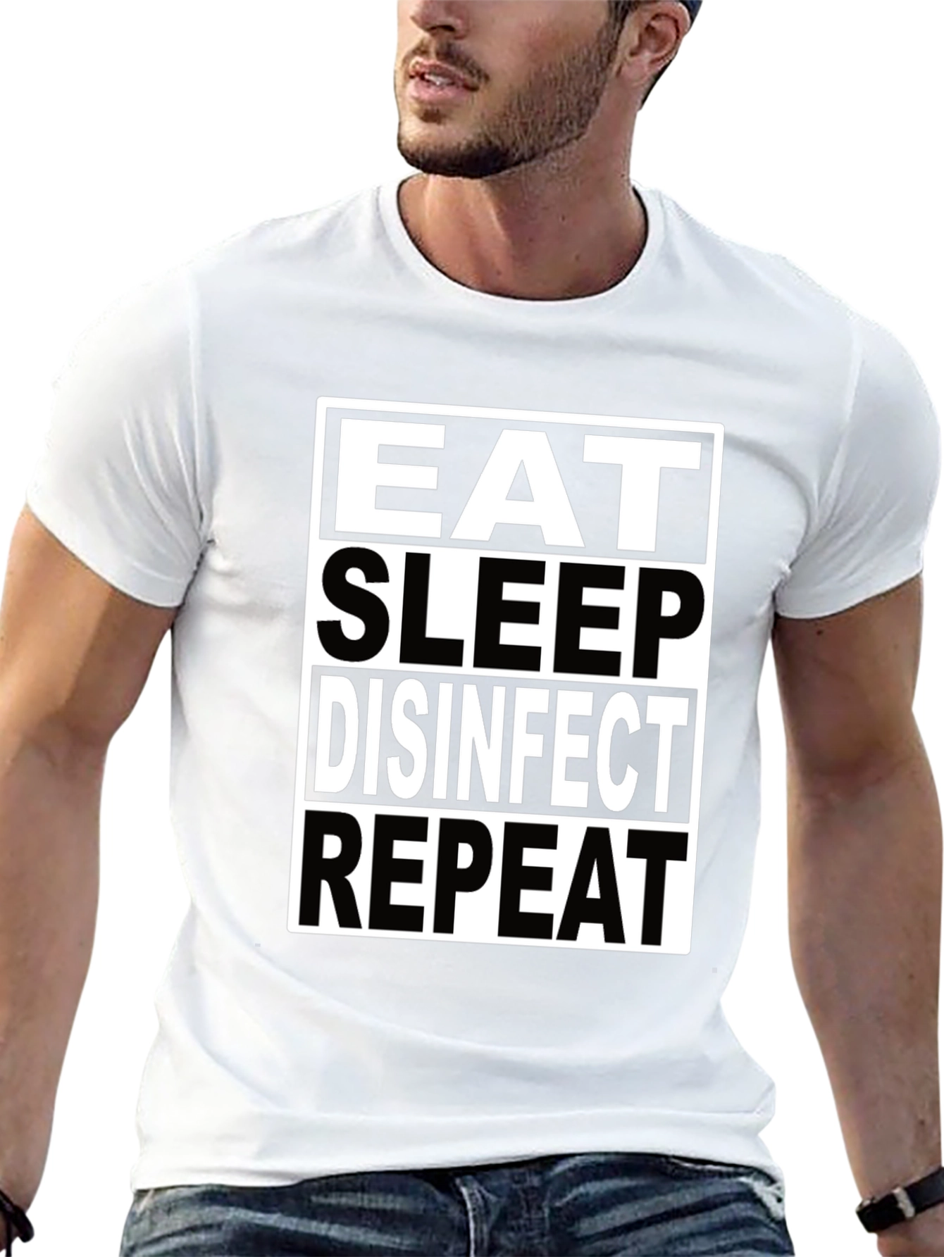 Eat Sleep Disinfect Repeat T-Shirt