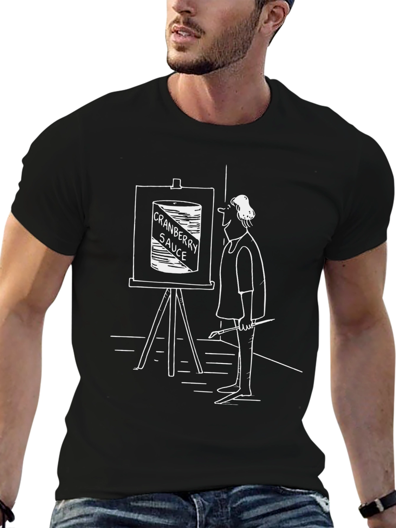 Cranberry Sauce Artist T-Shirt - Unique Graphic Tee