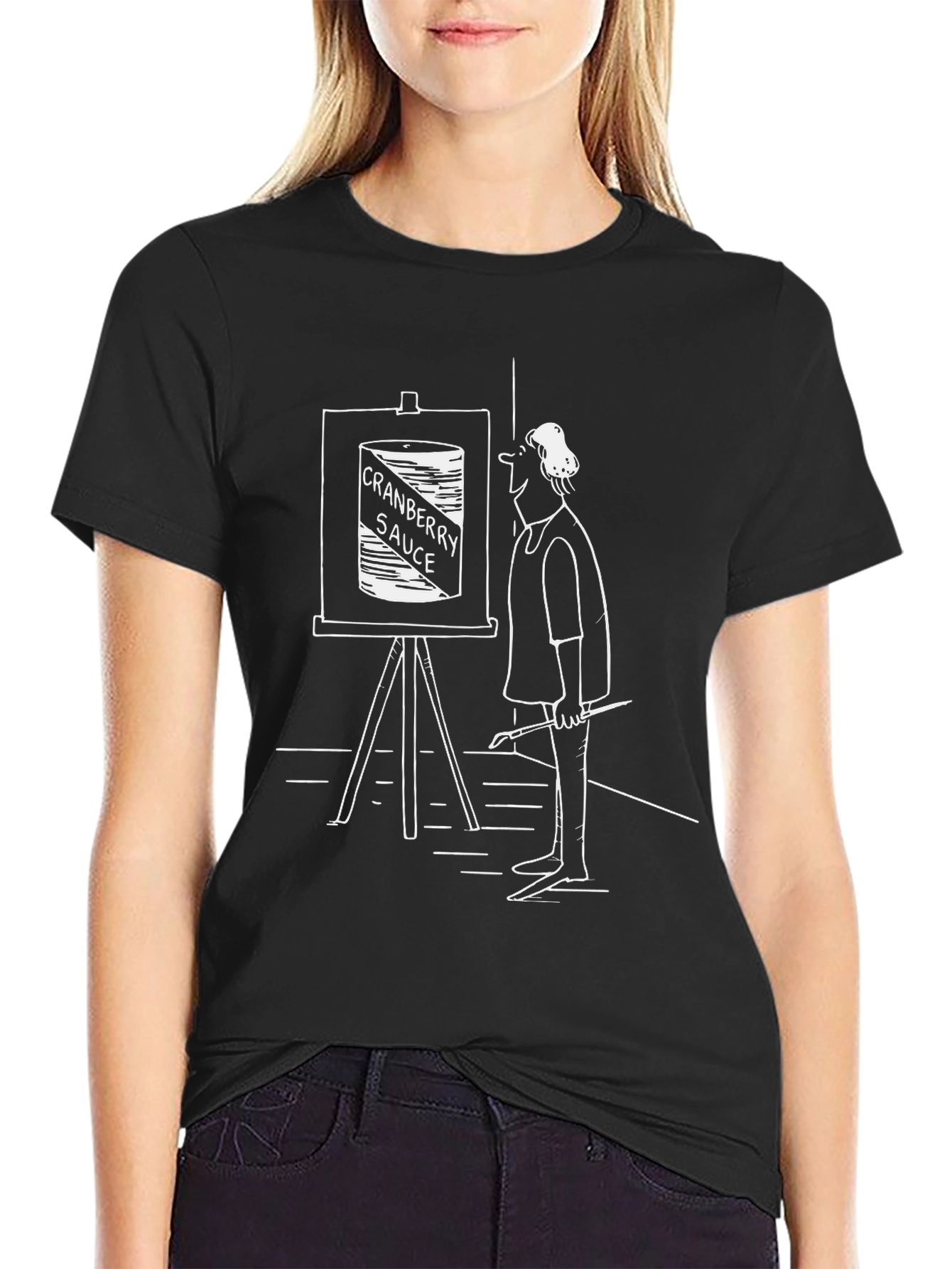 Cranberry Sauce Artist T-Shirt - Unique Graphic Tee