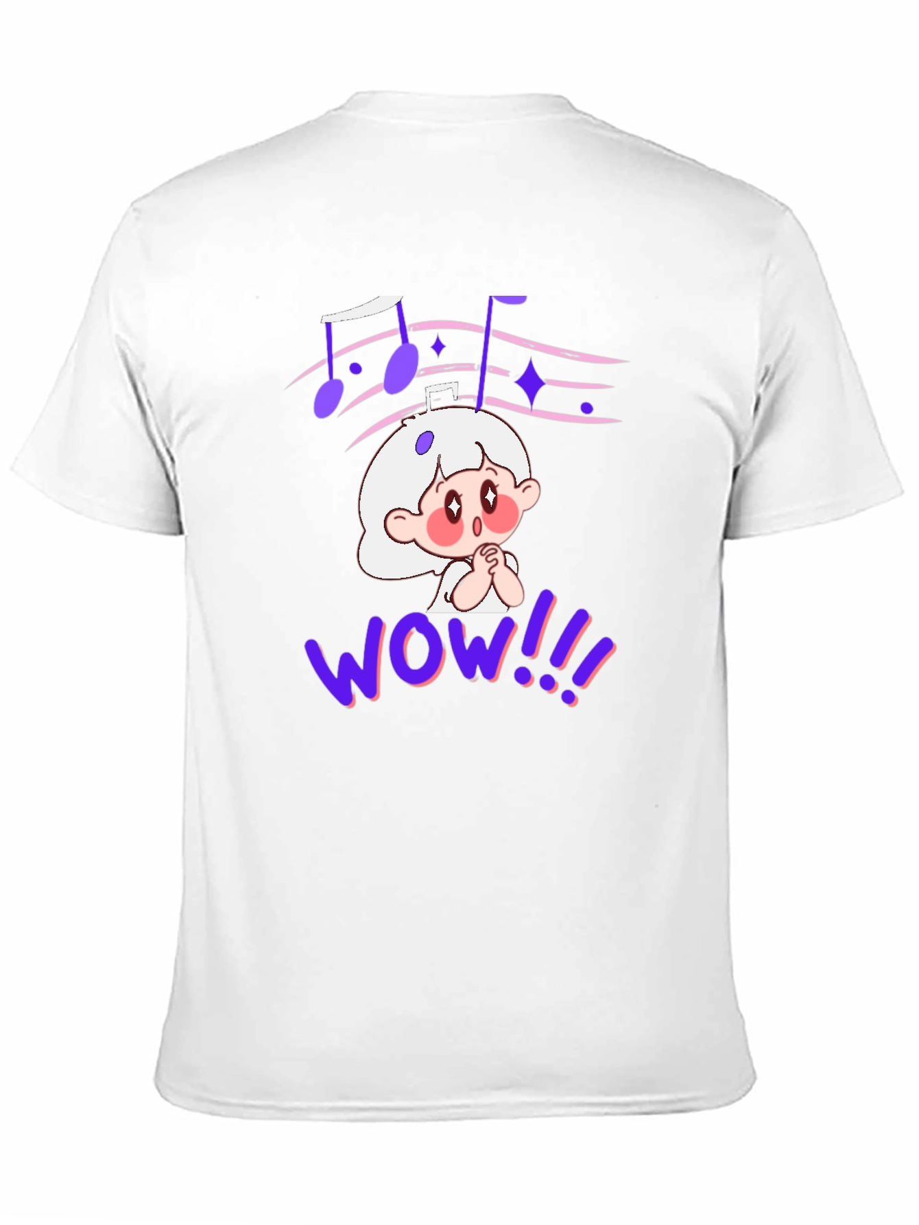 Cartoon Graphic Tee - Anime Music Lover Shirt