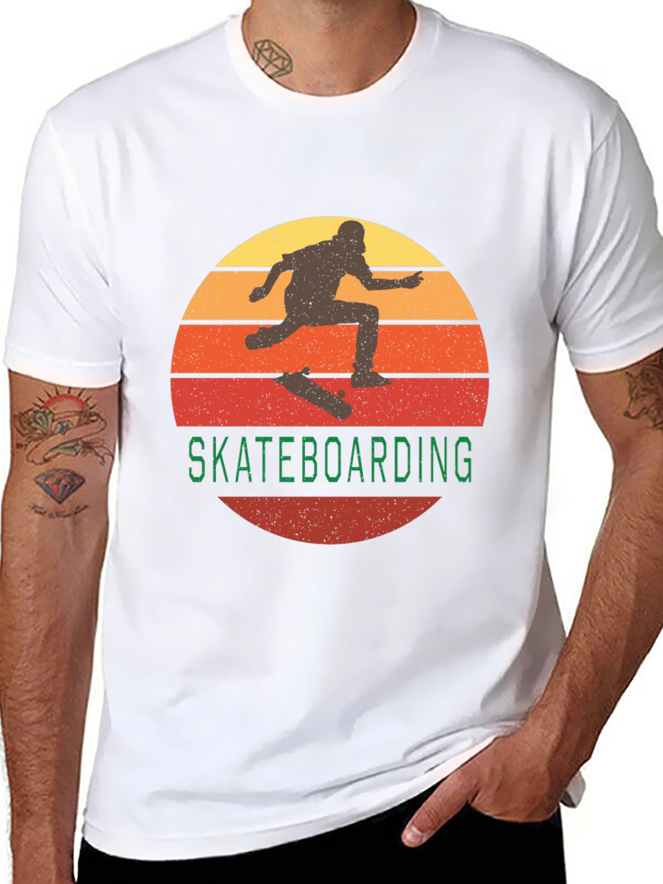 Retro Skateboarding T-Shirt