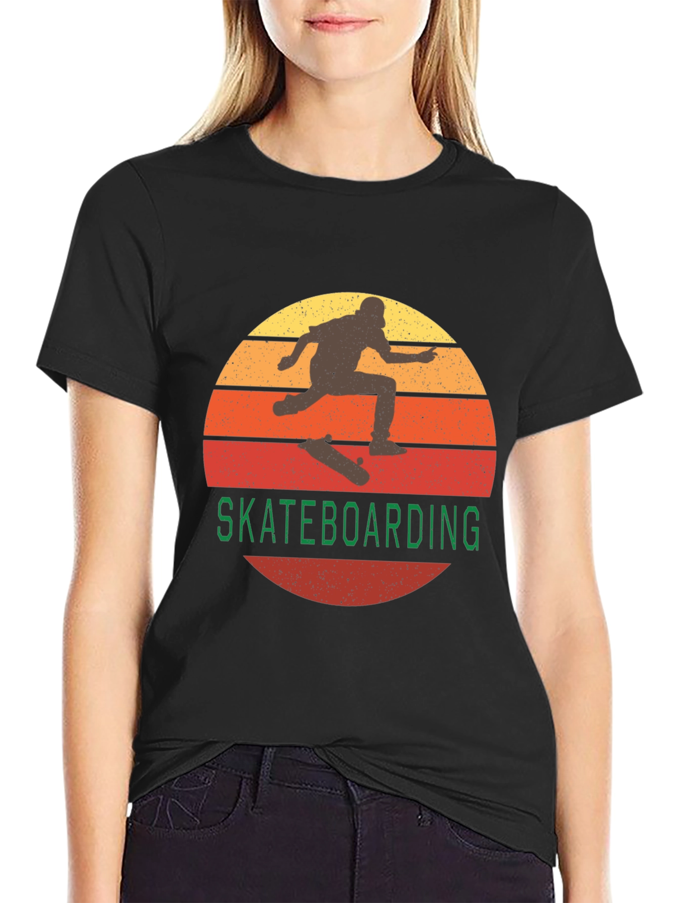Retro Skateboarding T-Shirt