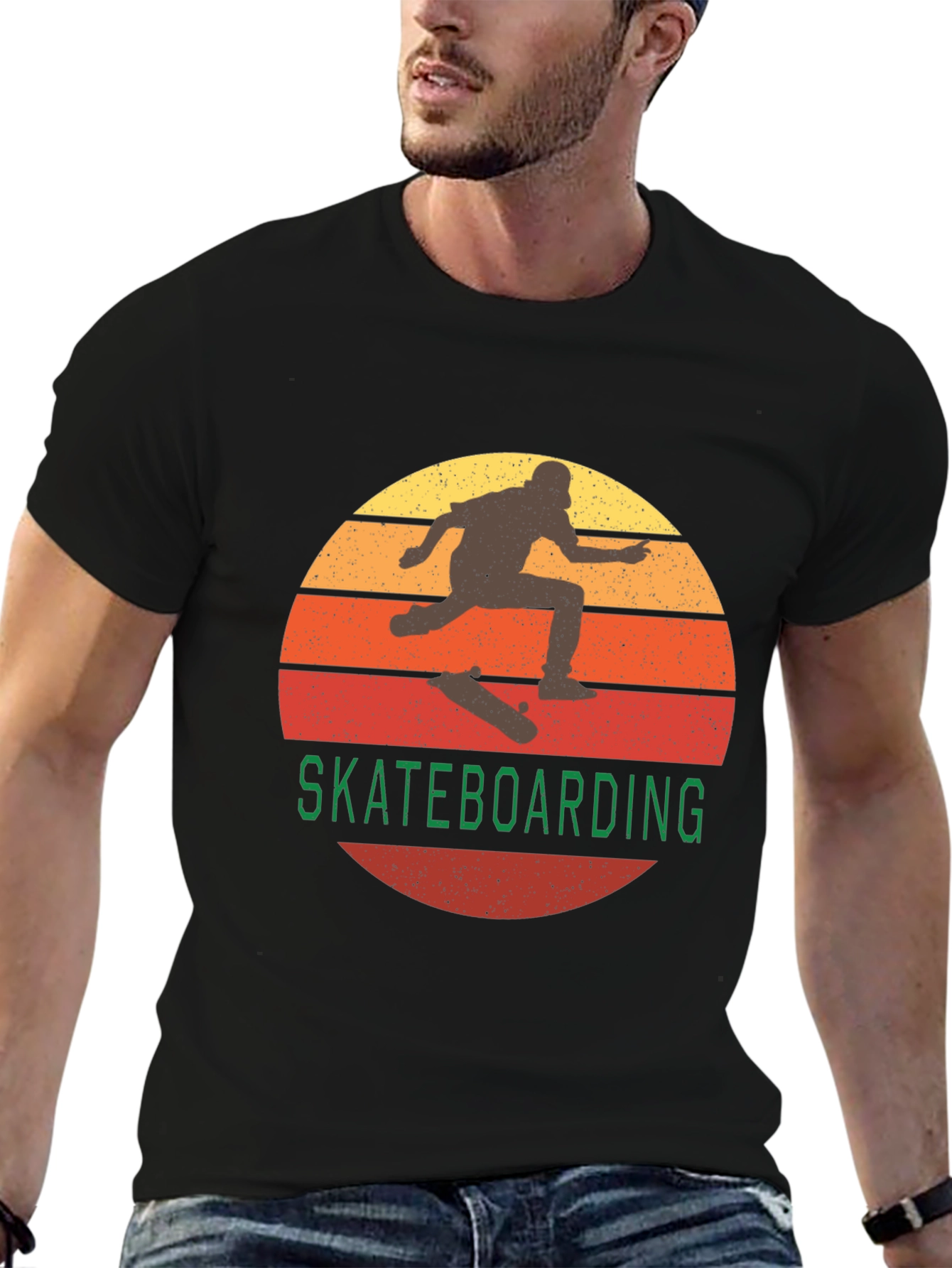 Retro Skateboarding T-Shirt