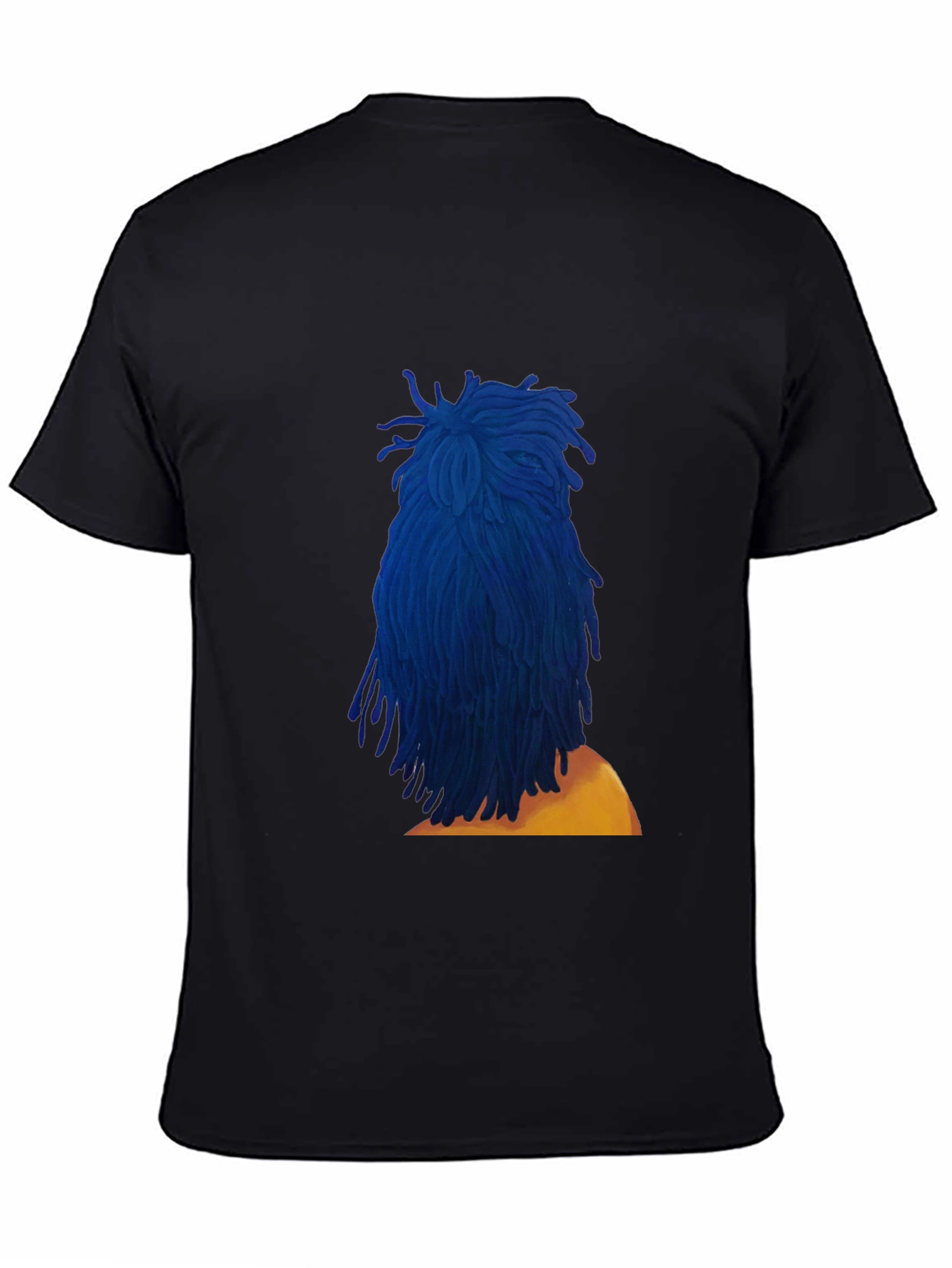 Blue Dreadlocks Graphic T-Shirt - Stylish & Unique