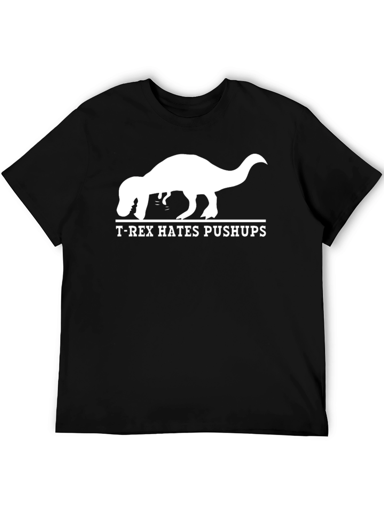 T-Rex Hates Pushups Graphic T-Shirt