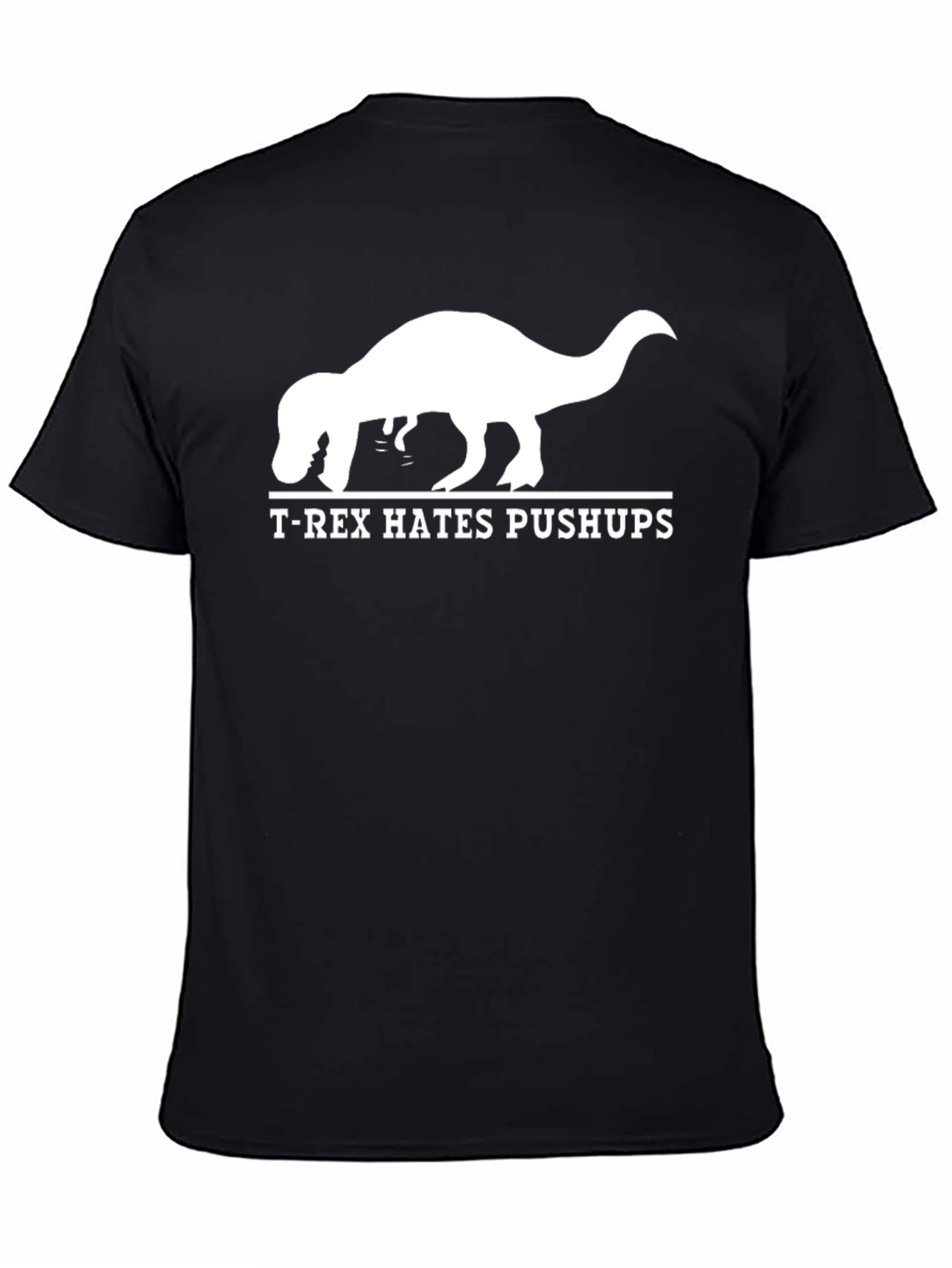 T-Rex Hates Pushups Graphic T-Shirt