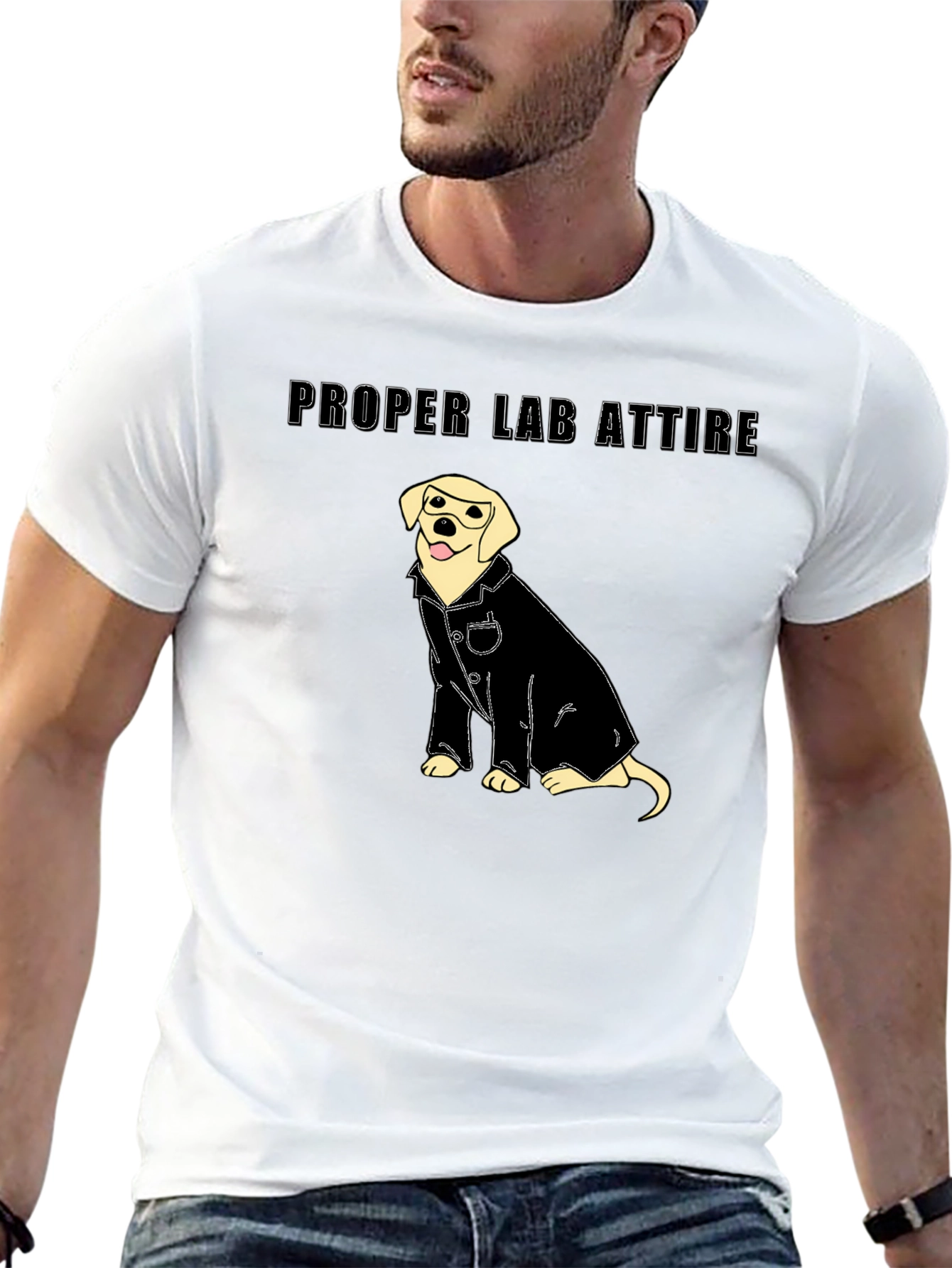 Proper Lab Attire T-Shirt - Funny Science Tee