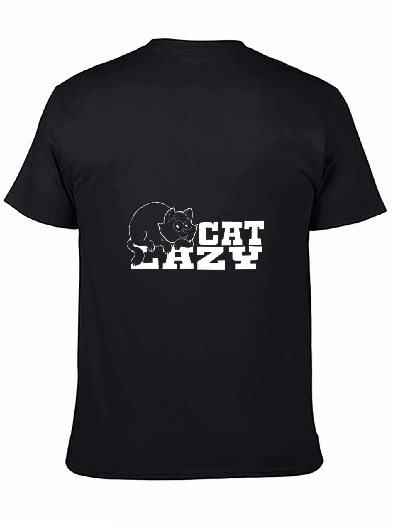 Lazy Cat Graphic T-Shirt - Soft Cotton Tee