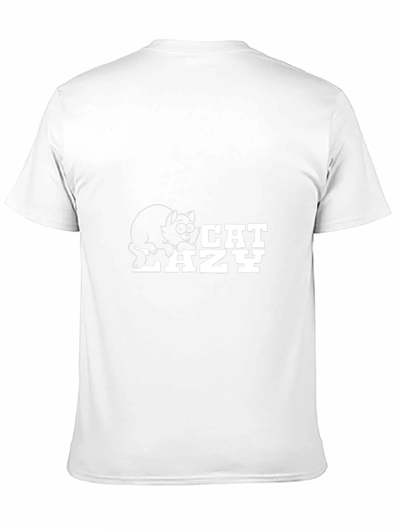 Lazy Cat Graphic T-Shirt - Soft Cotton Tee