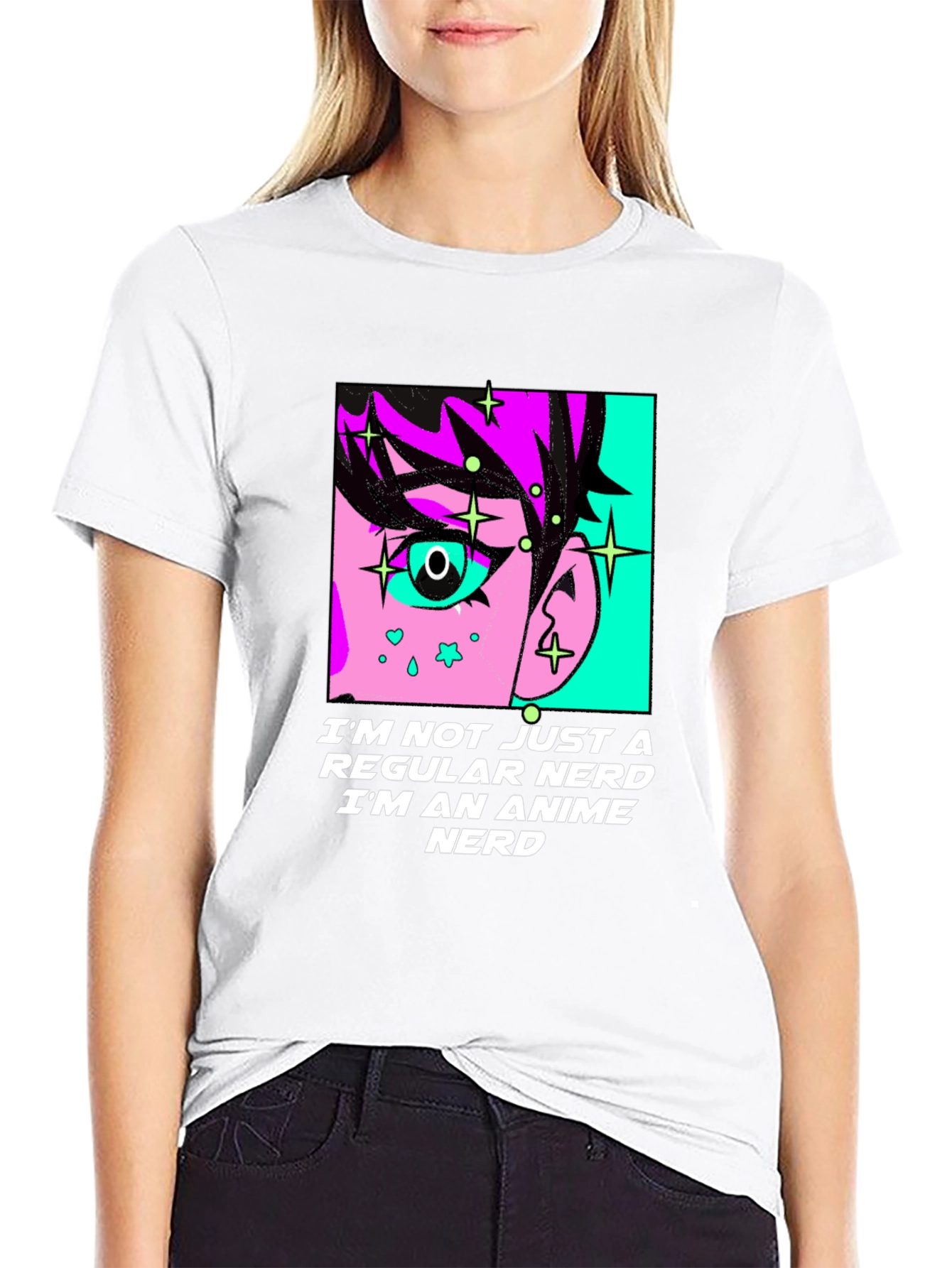 Anime Nerd Graphic T-Shirt - Unisex Cotton Tee