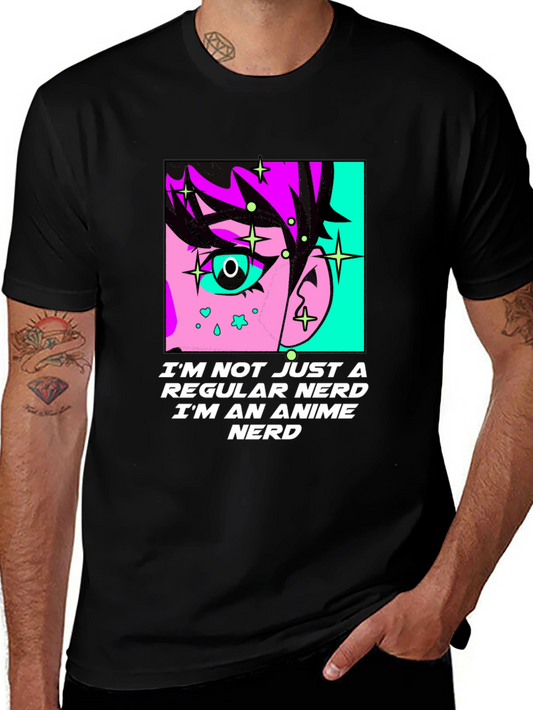 Anime Nerd Graphic T-Shirt - Unisex Cotton Tee
