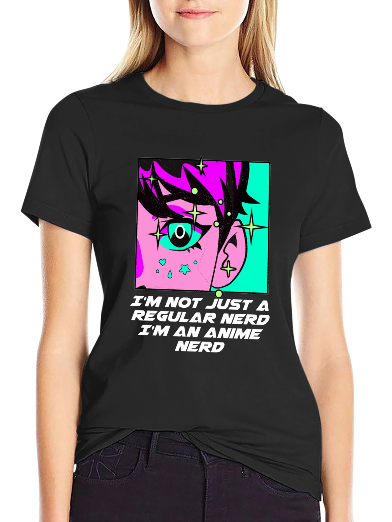 Anime Nerd Graphic T-Shirt - Unisex Cotton Tee
