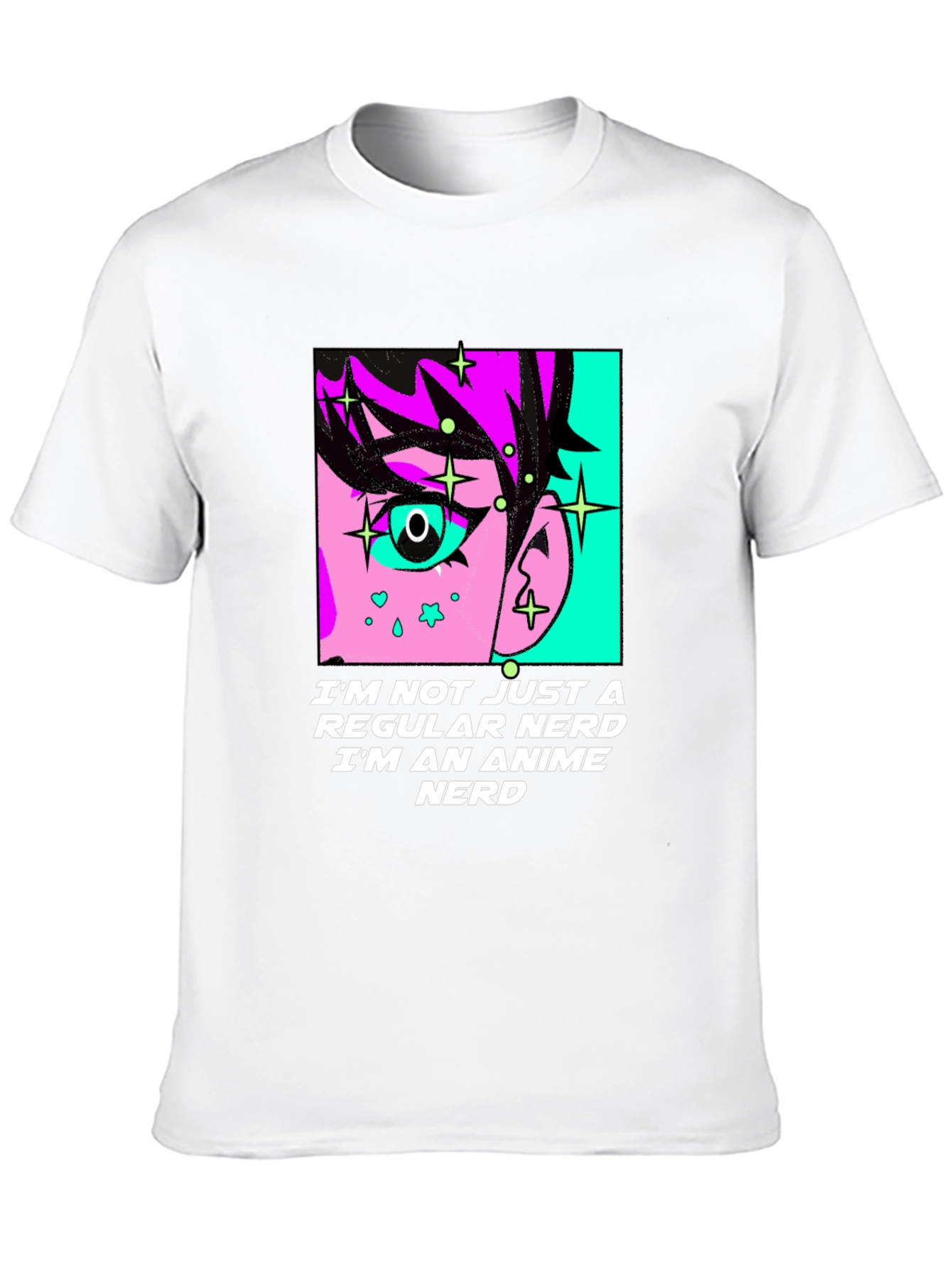 Anime Nerd Graphic T-Shirt - Unisex Cotton Tee