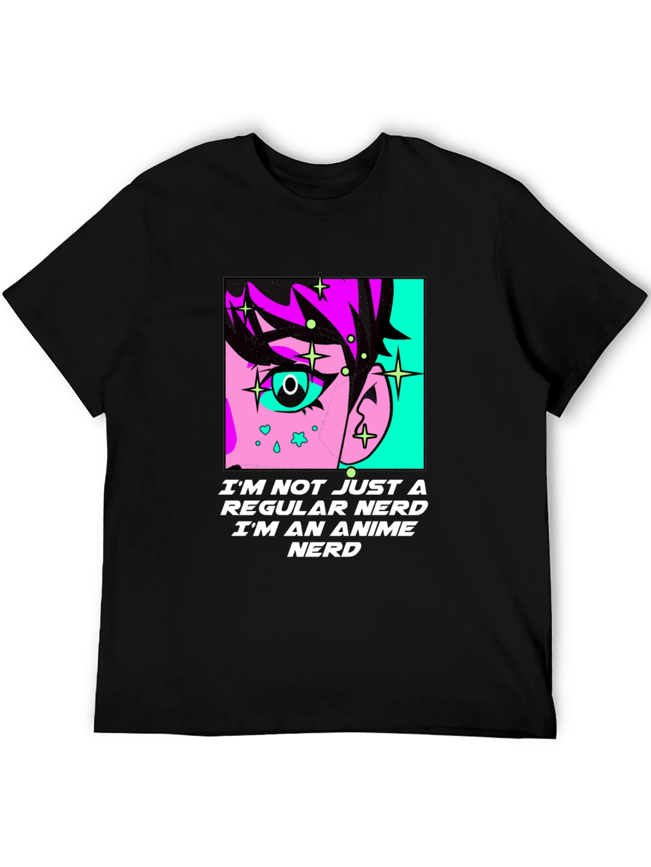 Anime Nerd Graphic T-Shirt - Unisex Cotton Tee