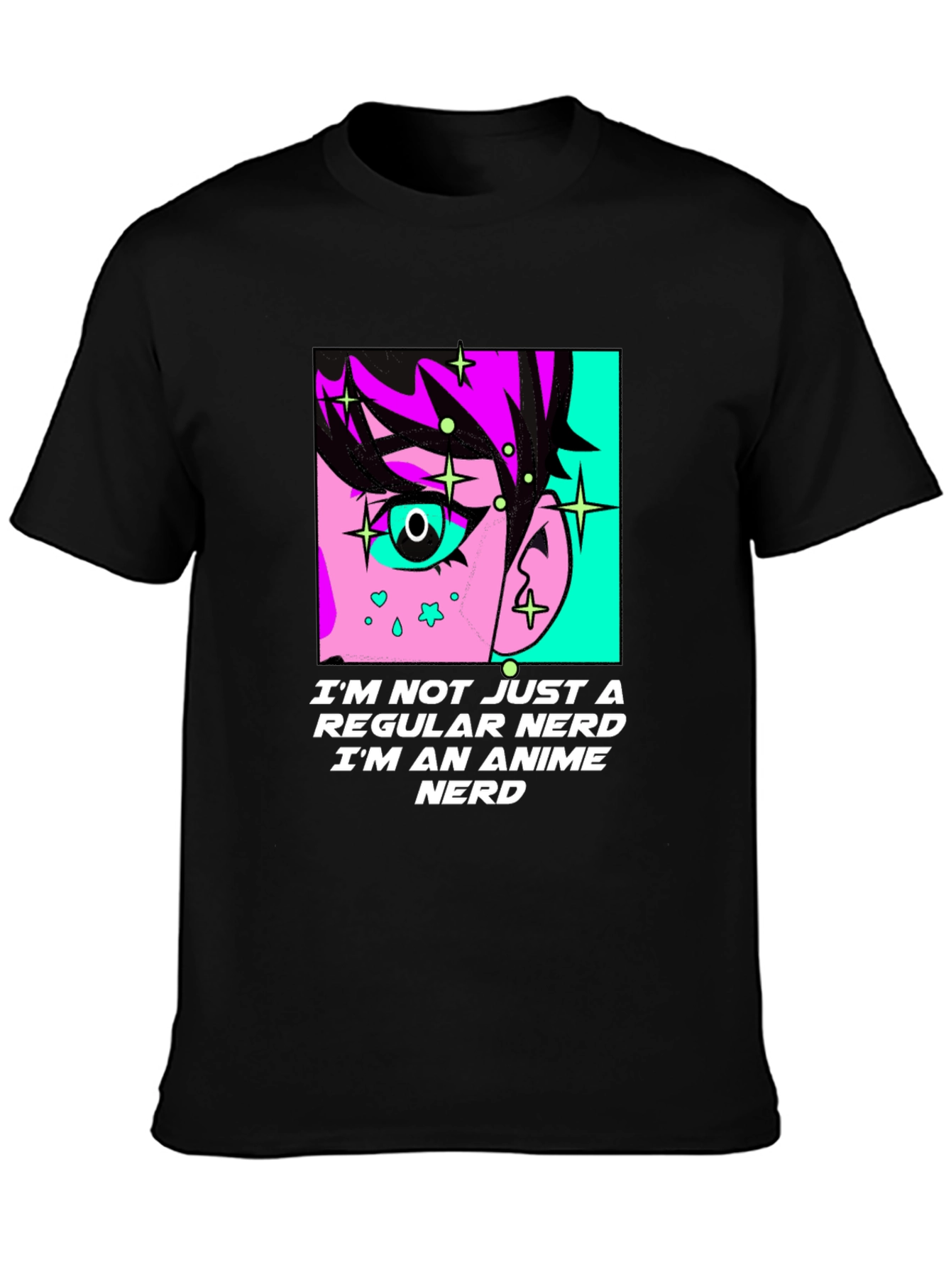 Anime Nerd Graphic T-Shirt - Unisex Cotton Tee