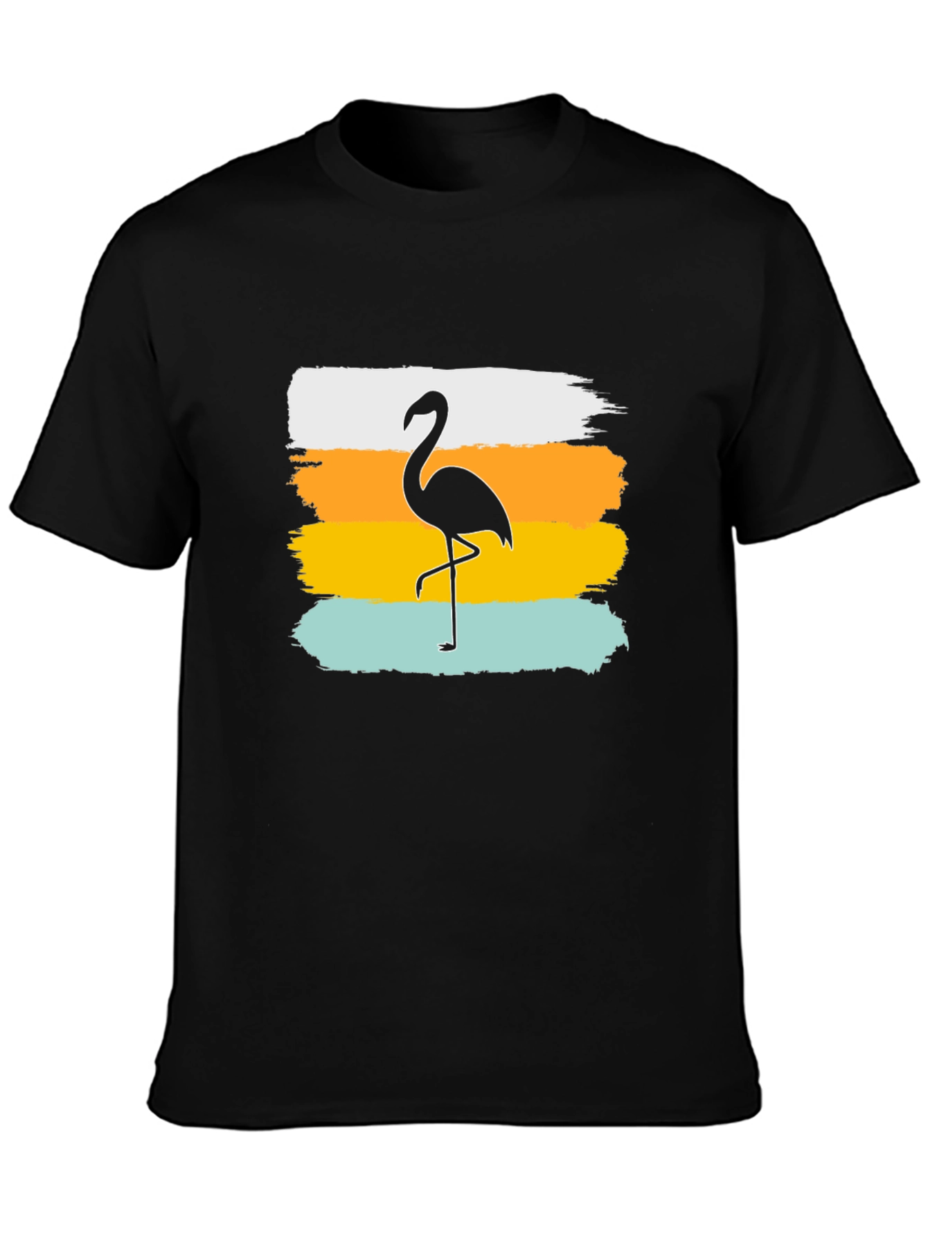 Flamingo Graphic Tee - Tropical Style