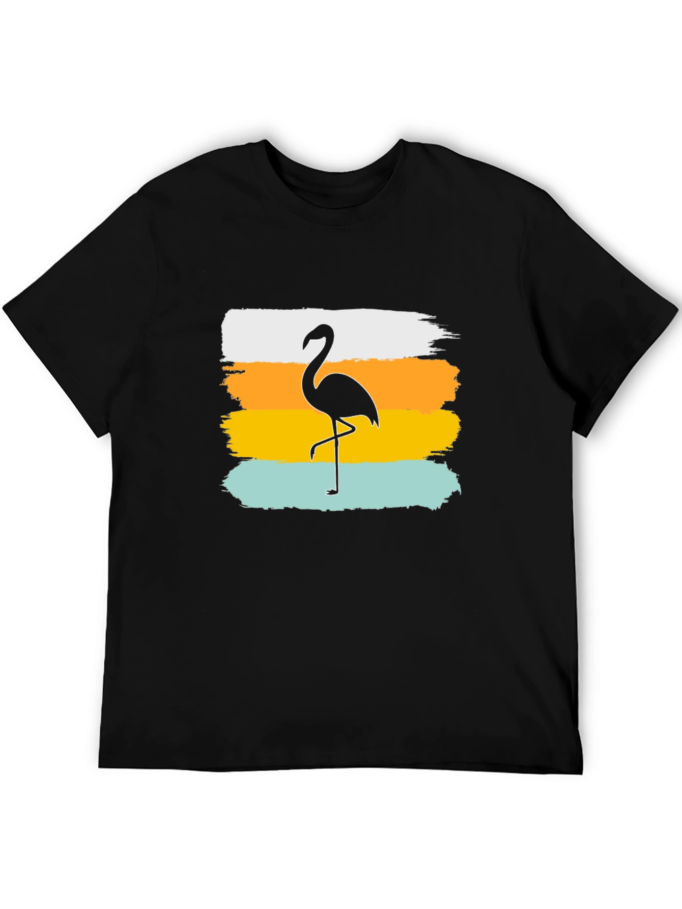 Flamingo Graphic Tee - Tropical Style