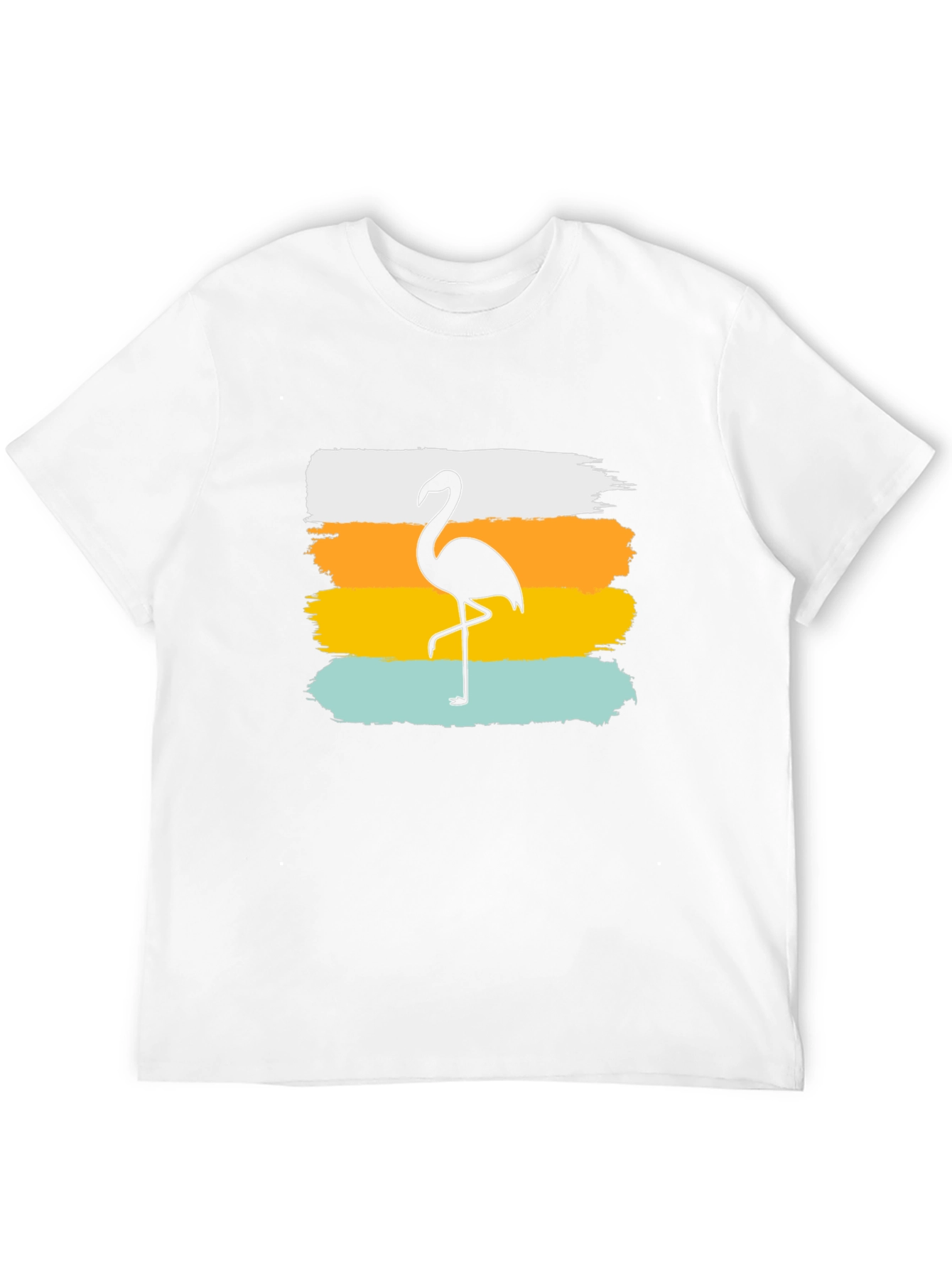 Flamingo Graphic Tee - Tropical Style