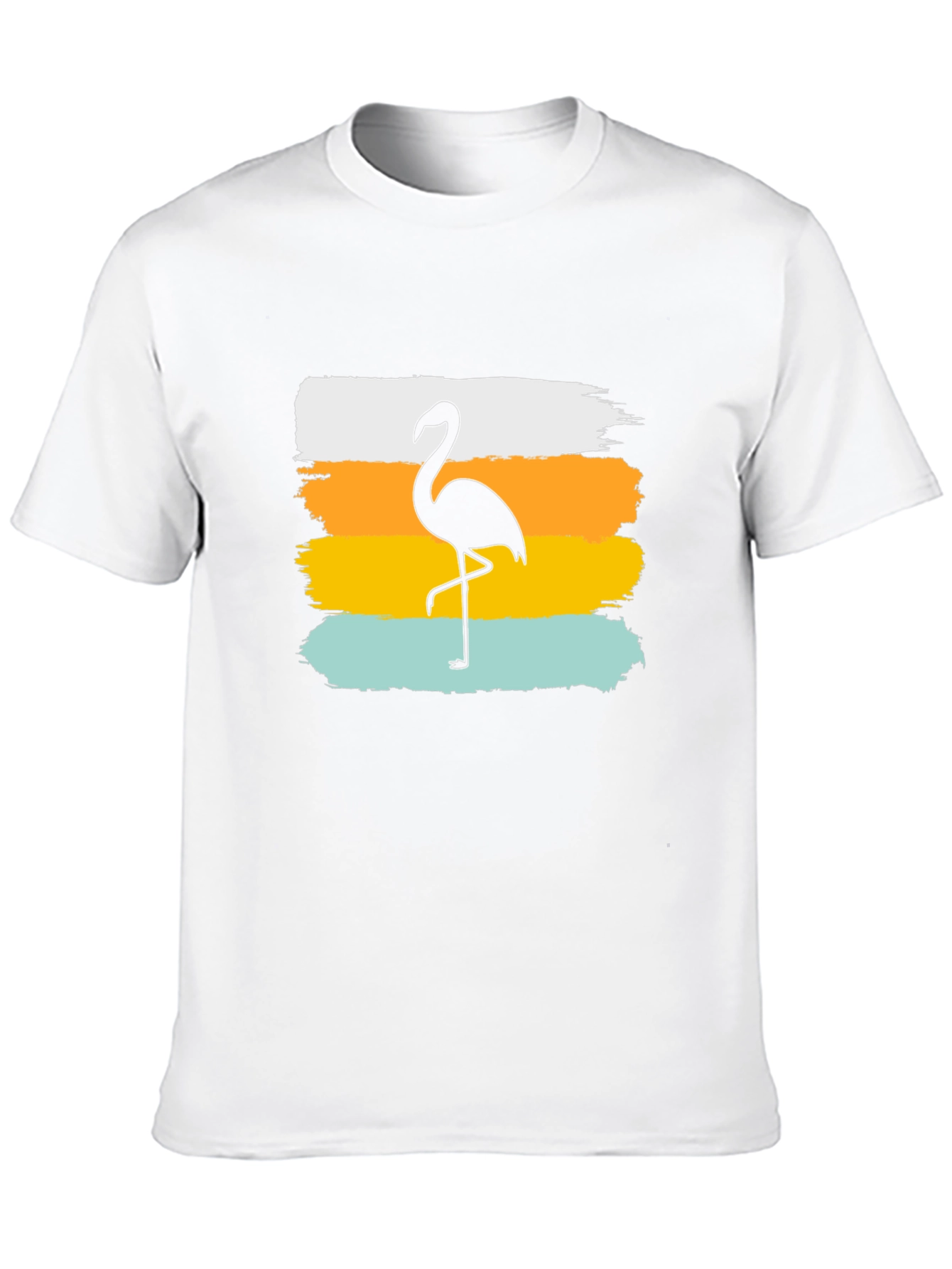 Flamingo Graphic Tee - Tropical Style