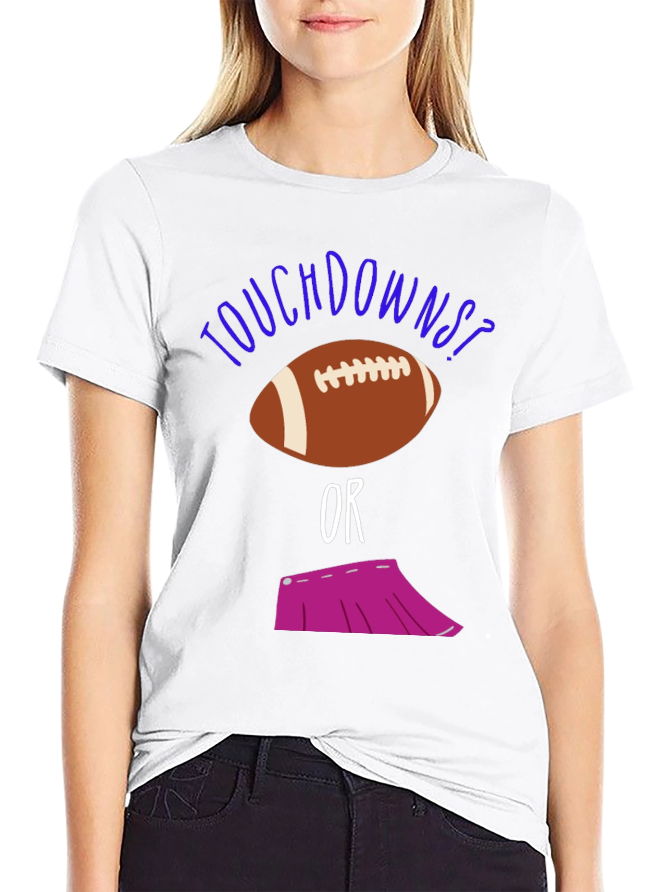 Touchdowns or Tutus? Funny Gender Reveal Shirt