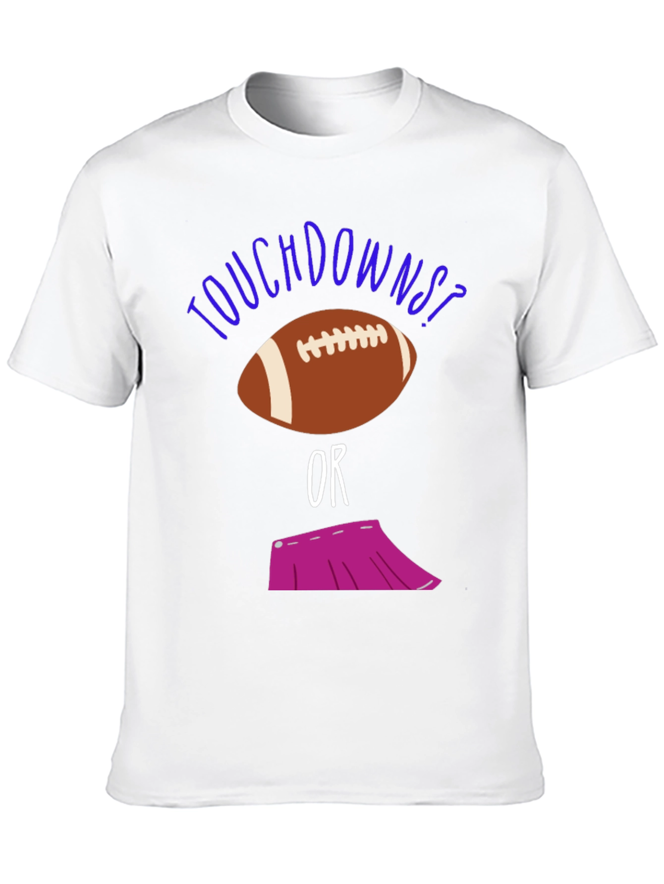 Touchdowns or Tutus? Funny Gender Reveal Shirt
