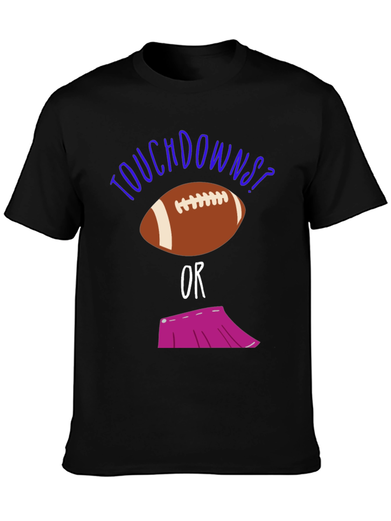 Touchdowns or Tutus? Funny Gender Reveal Shirt