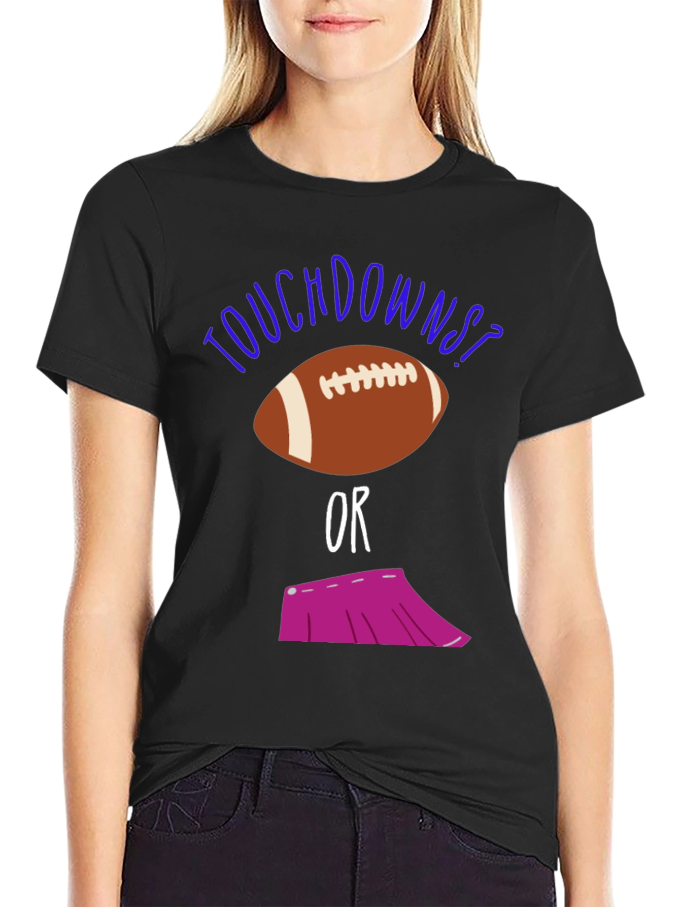 Touchdowns or Tutus? Funny Gender Reveal Shirt