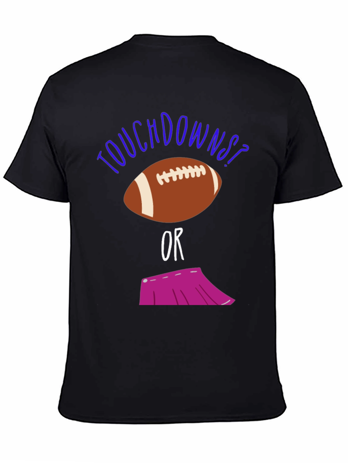 Touchdowns or Tutus? Funny Gender Reveal Shirt
