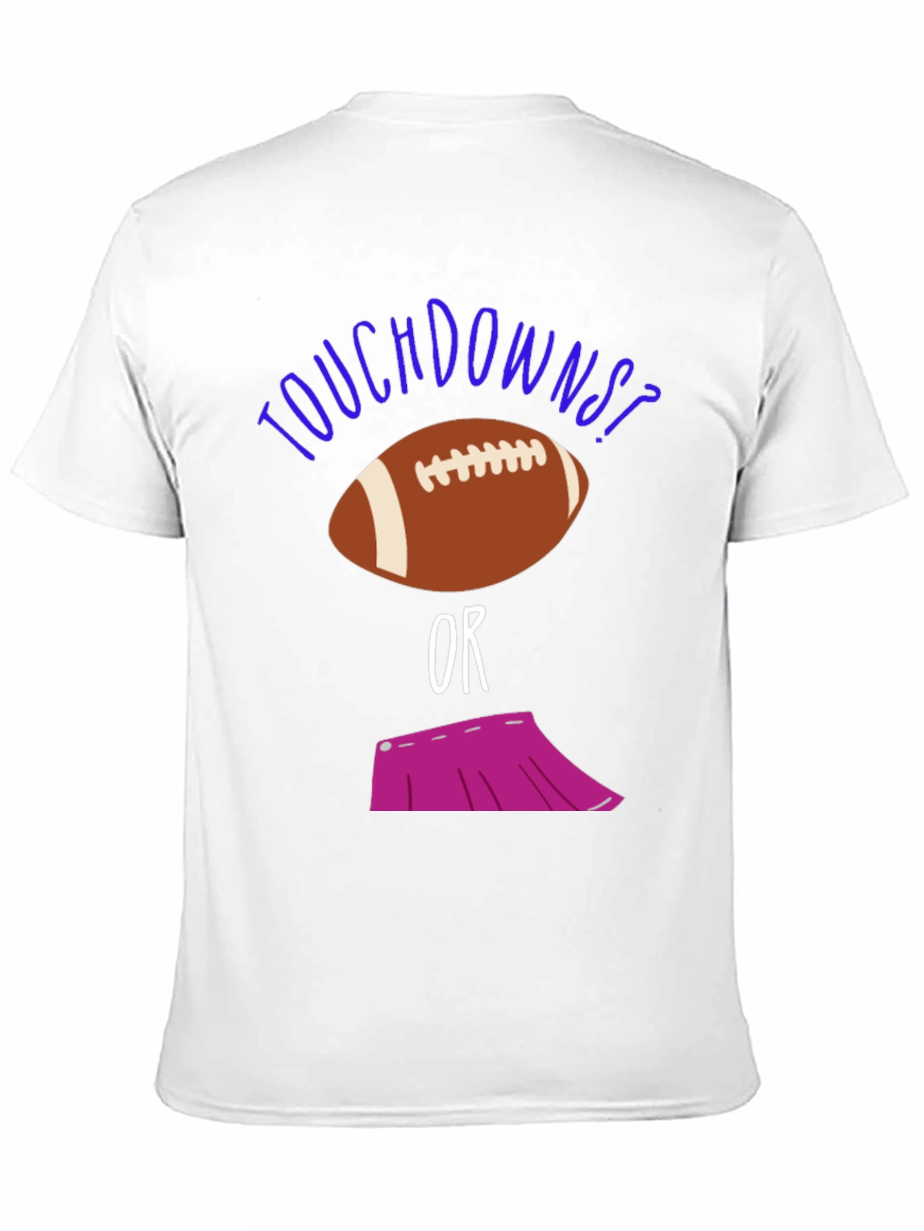 Touchdowns or Tutus? Funny Gender Reveal Shirt
