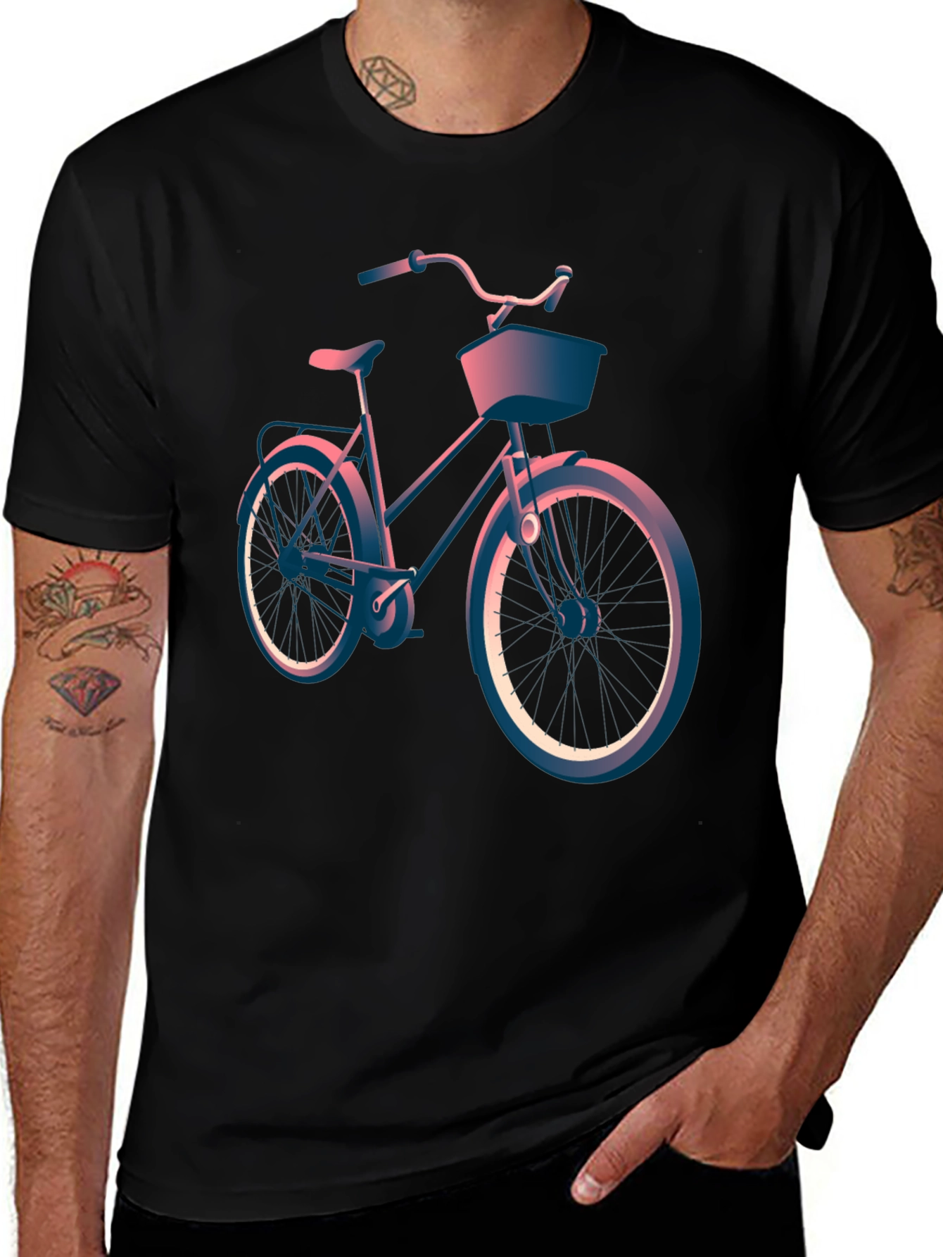 Retro Bike Graphic Tee - Cool Casual Style
