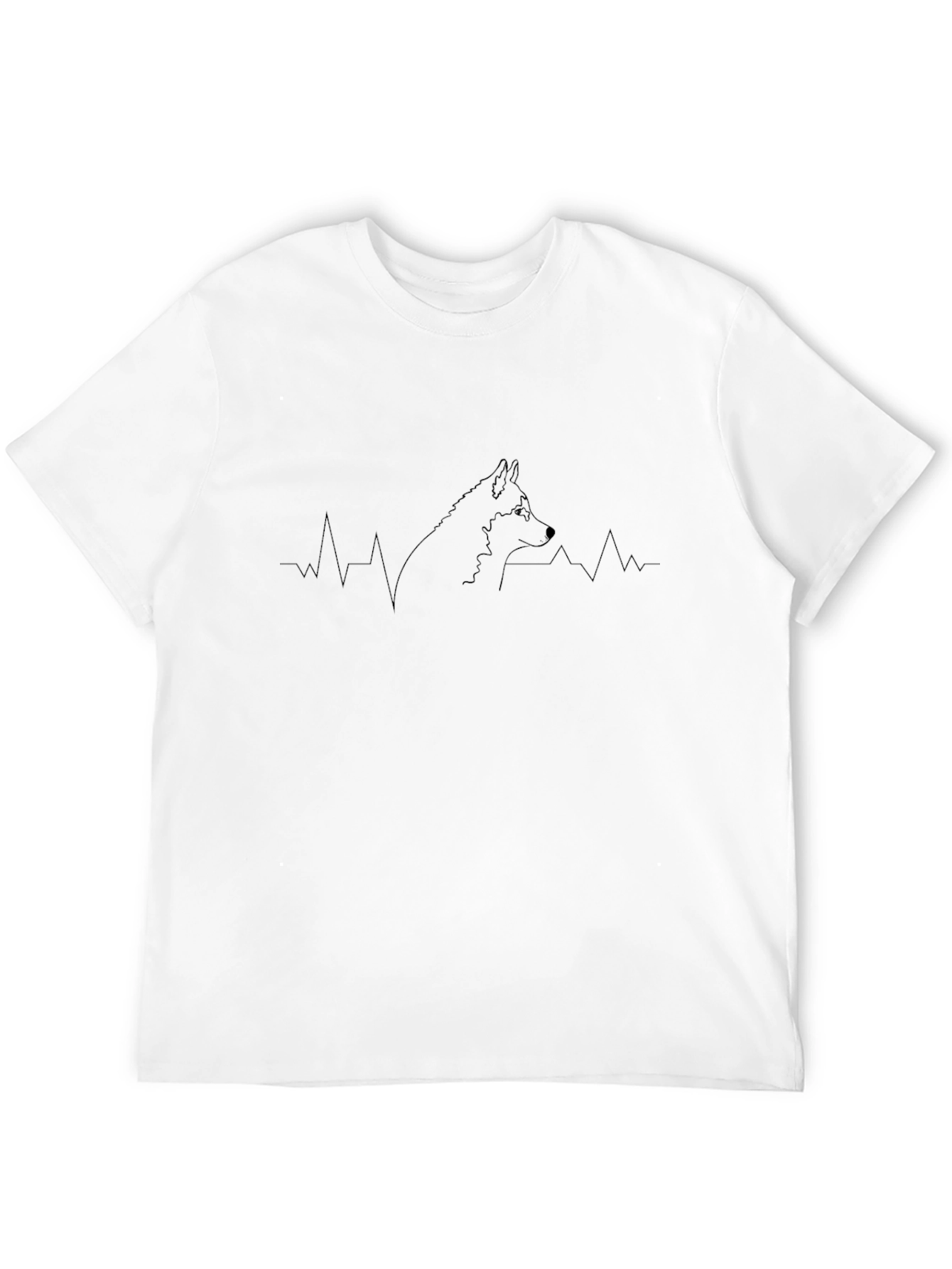 Heartbeat Husky Tee - Black