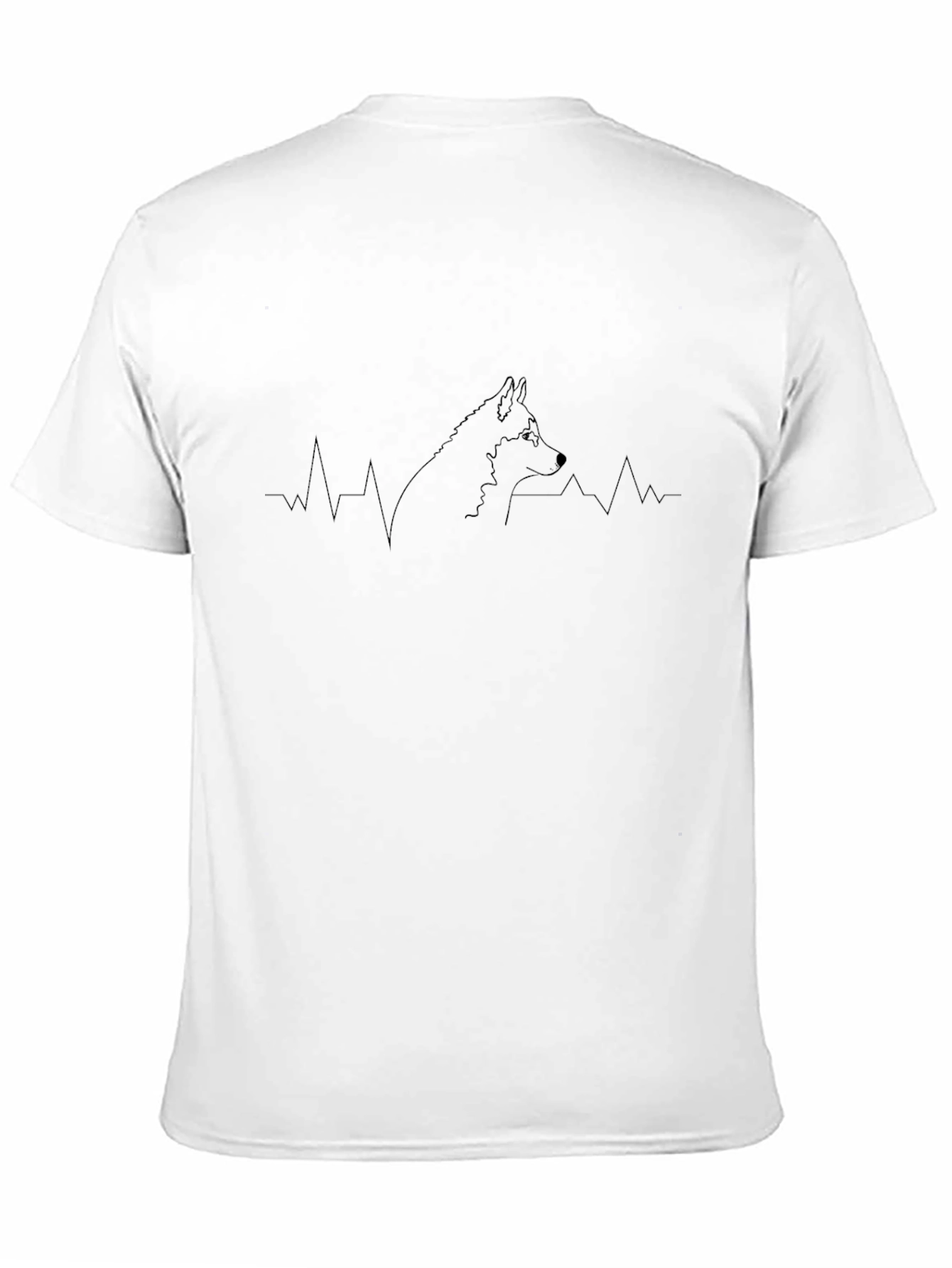 Heartbeat Husky Tee - Black