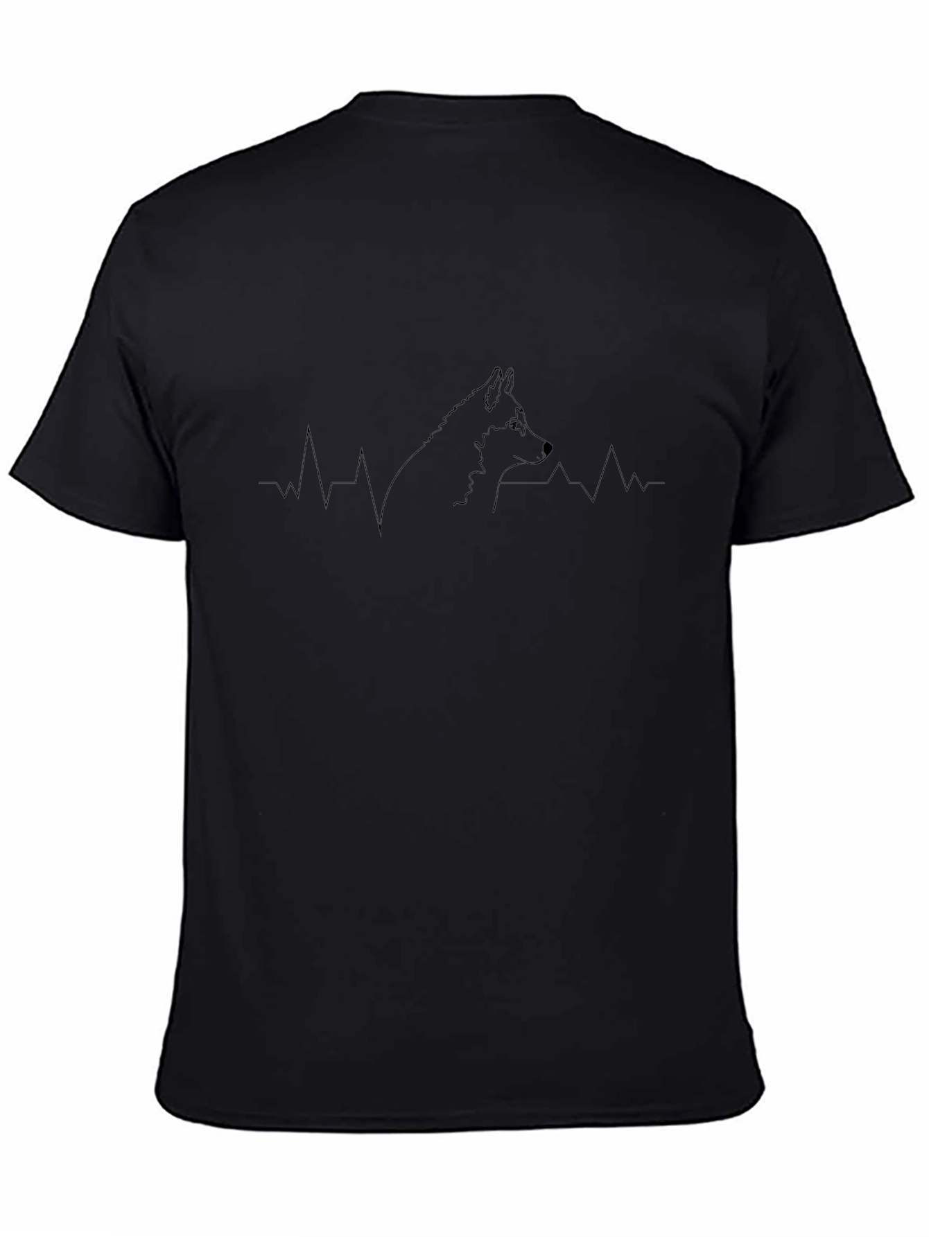 Heartbeat Husky Tee - Black