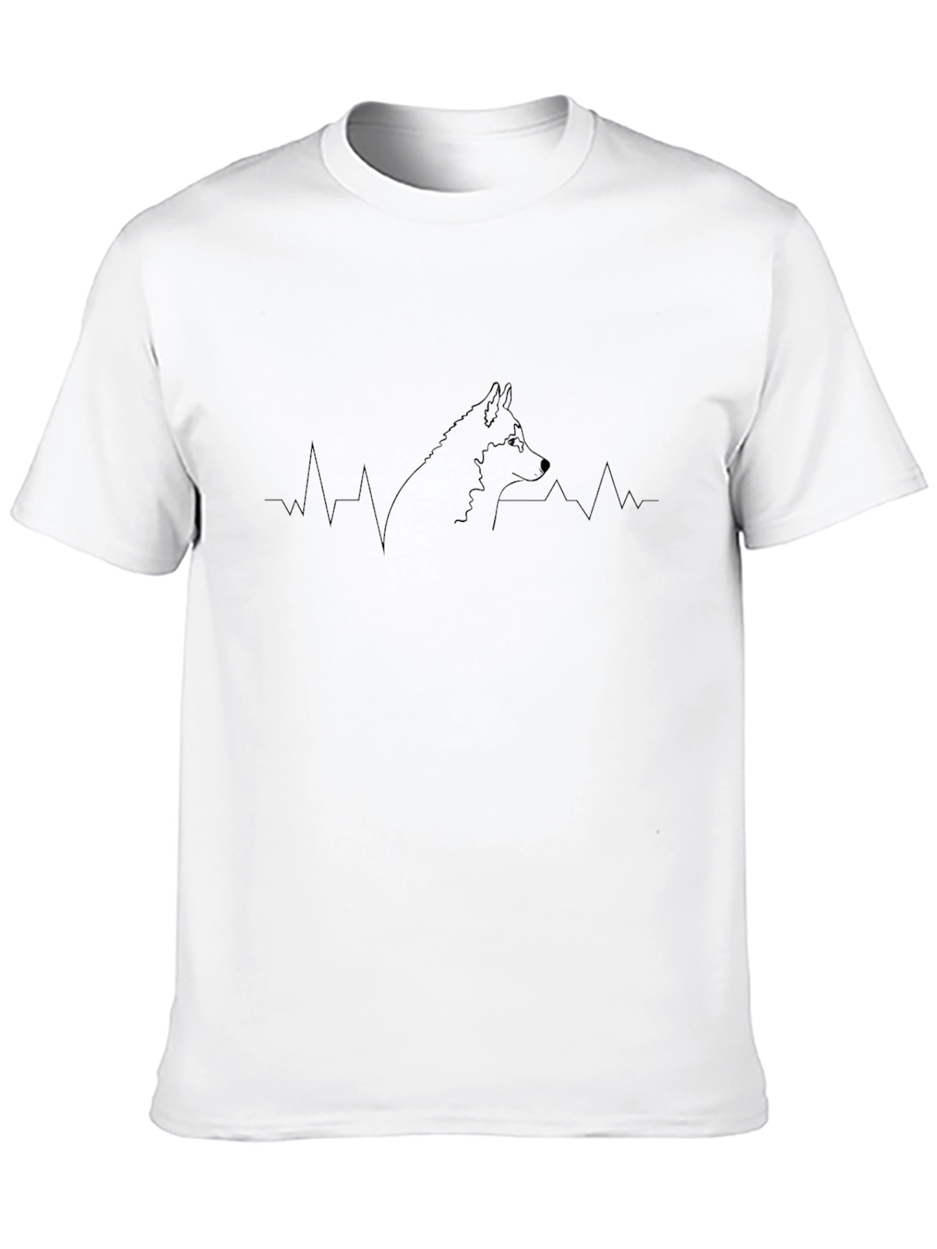 Heartbeat Husky Tee - Black