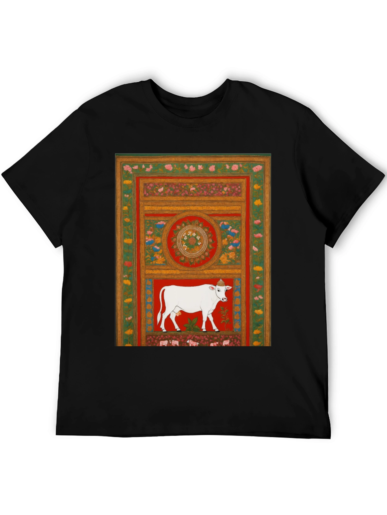 Cow Art Graphic T-Shirt