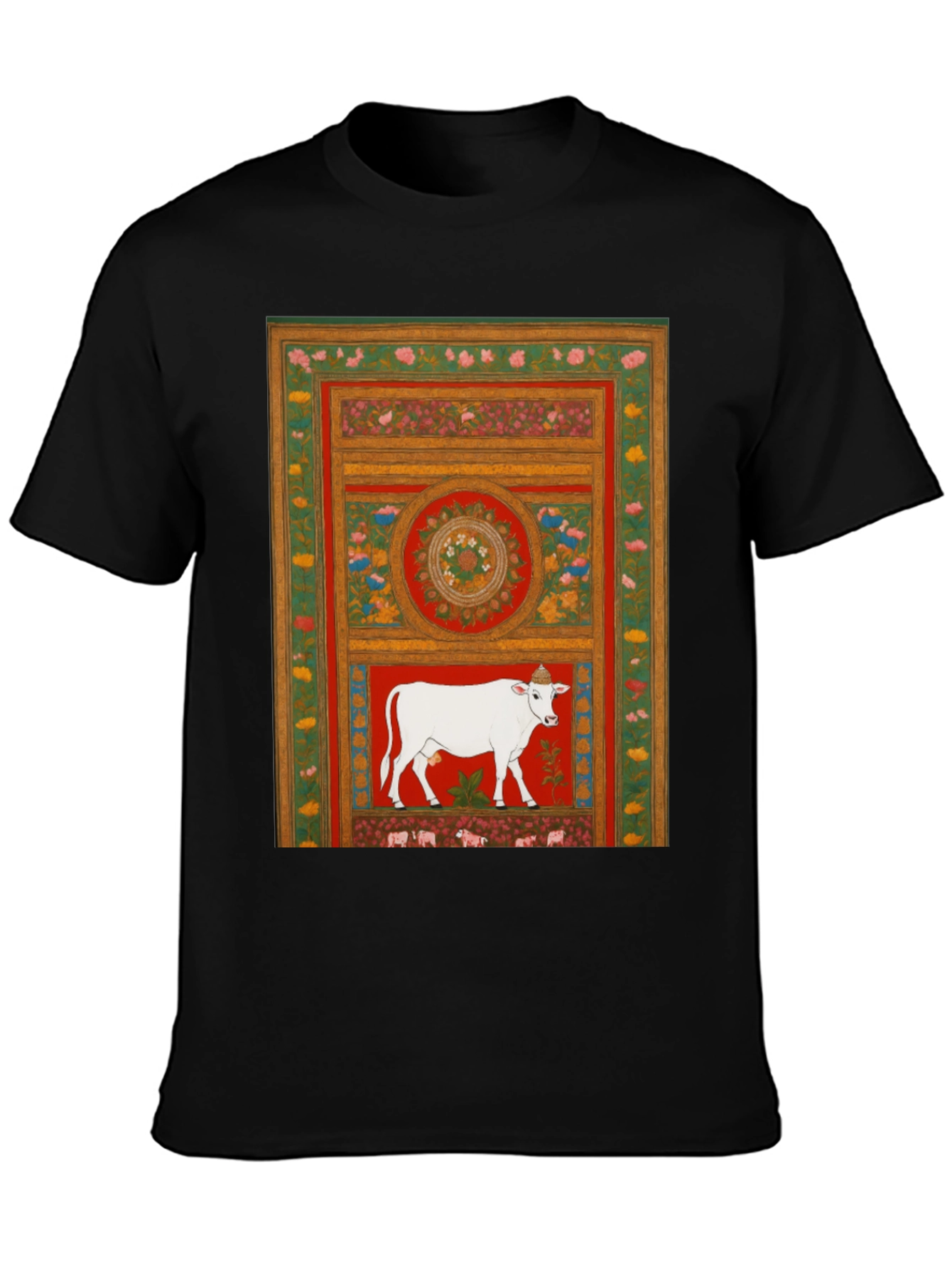 Cow Art Graphic T-Shirt